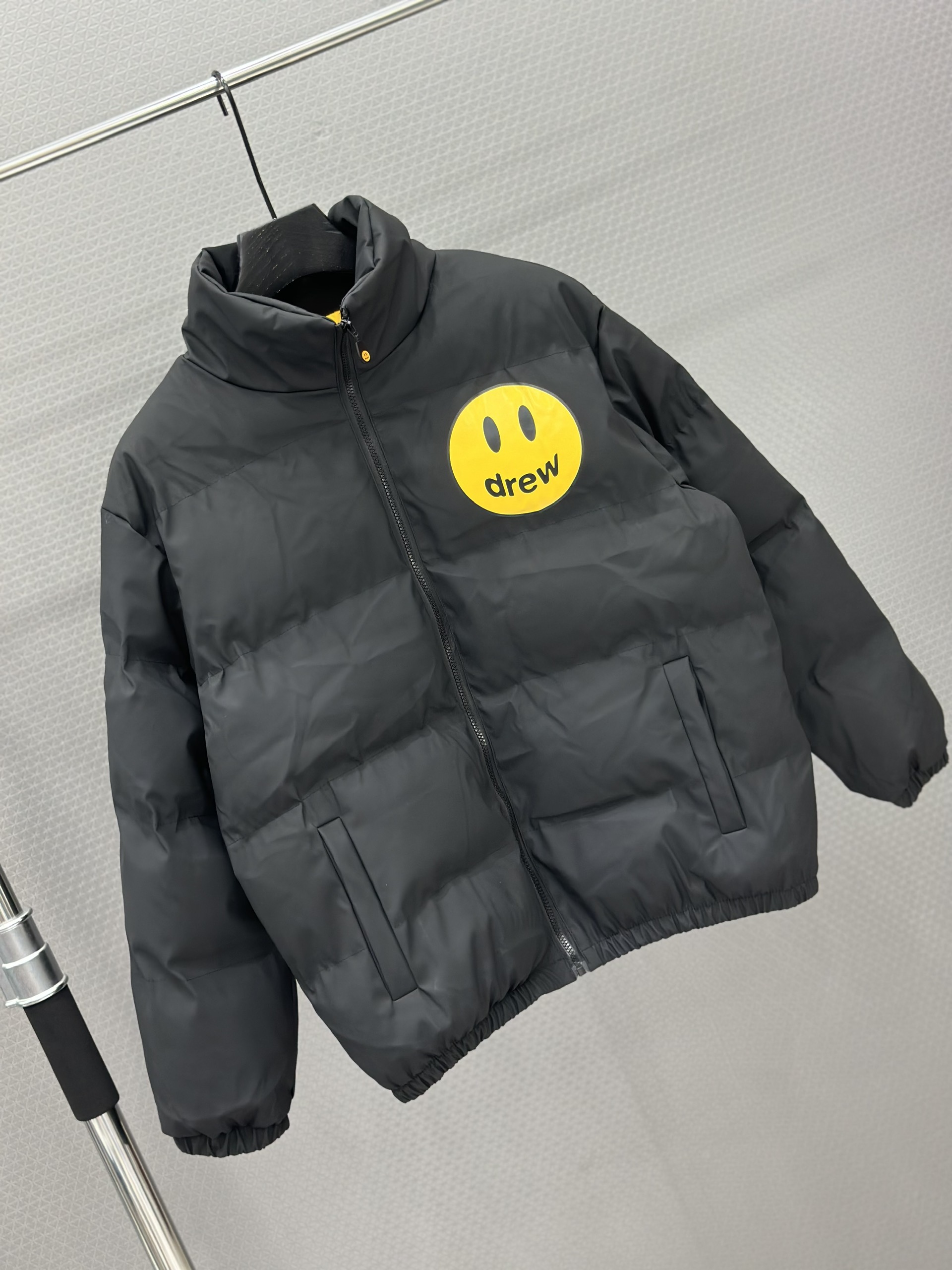 Áo khoác phao béo Drew mặt cười Like Auth S-XL VTN