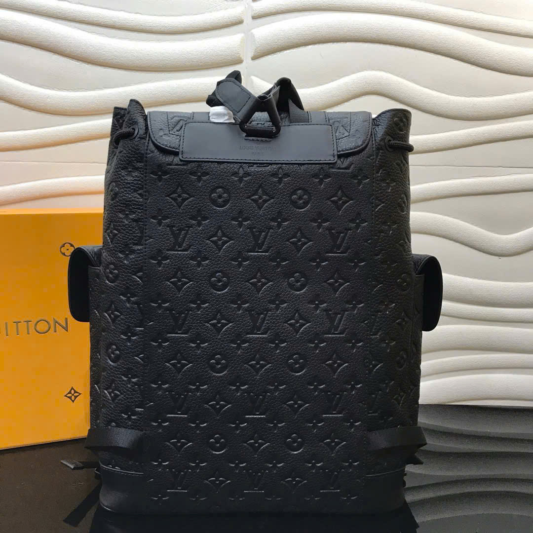 Balo Louis Vuitton LV Backpack Christopher MM monogram vân khắc chìm Like Auth 38x44x13 PLD
