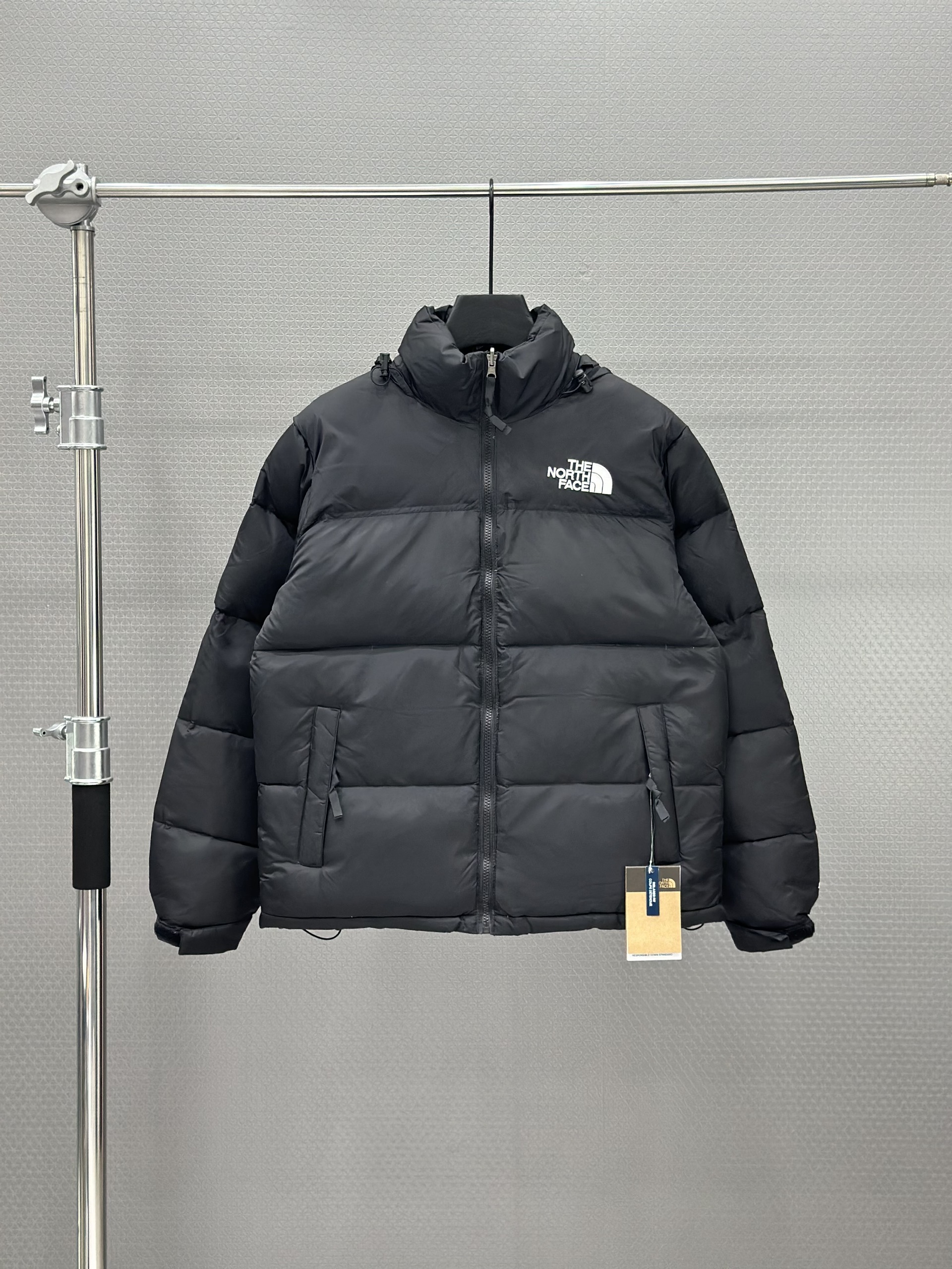 Áo khoác phao The North Face Ðen mũ khóa Like Auth XS-L VTN