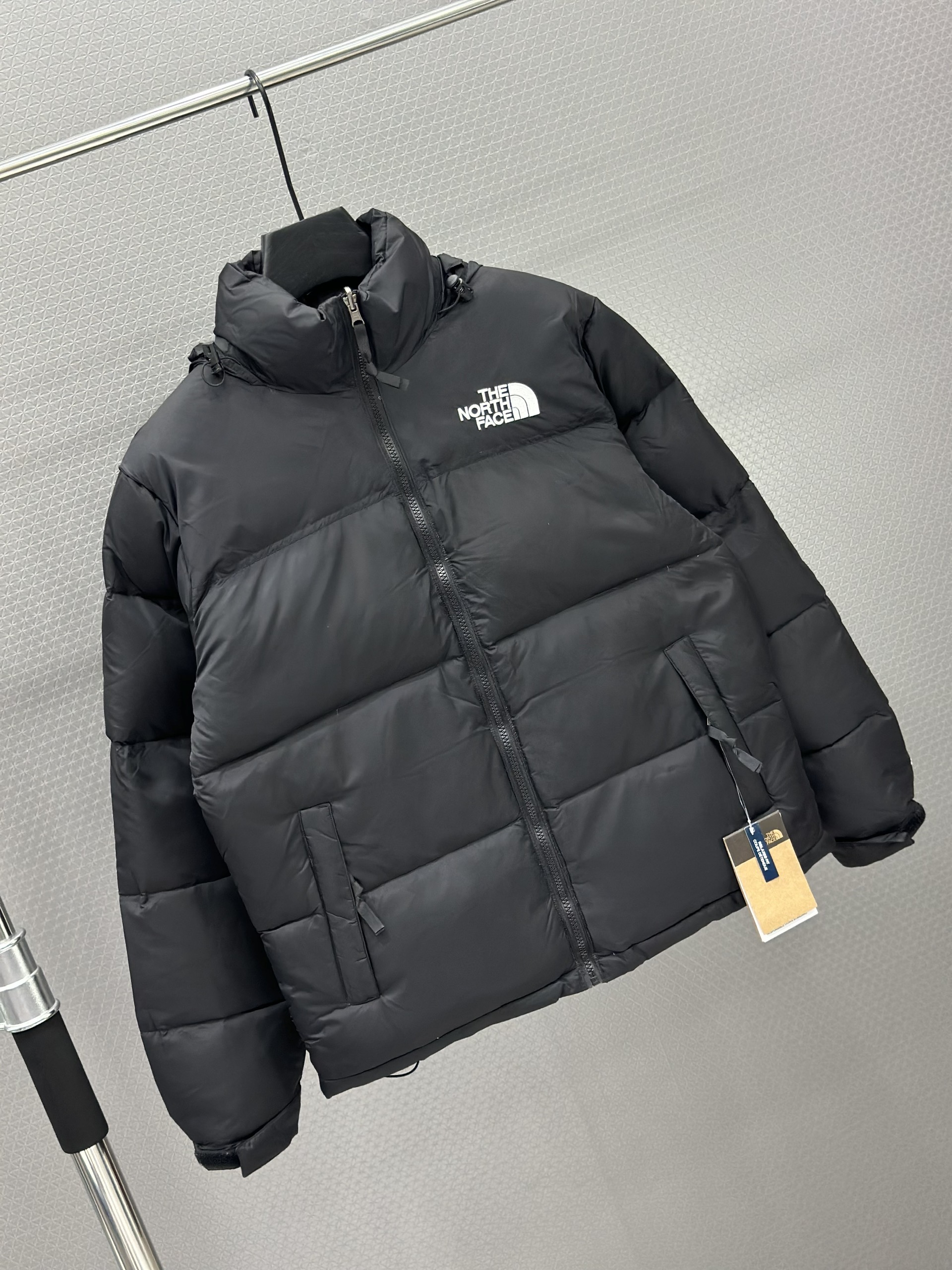 Áo khoác phao The North Face Ðen mũ khóa Like Auth XS-L VTN