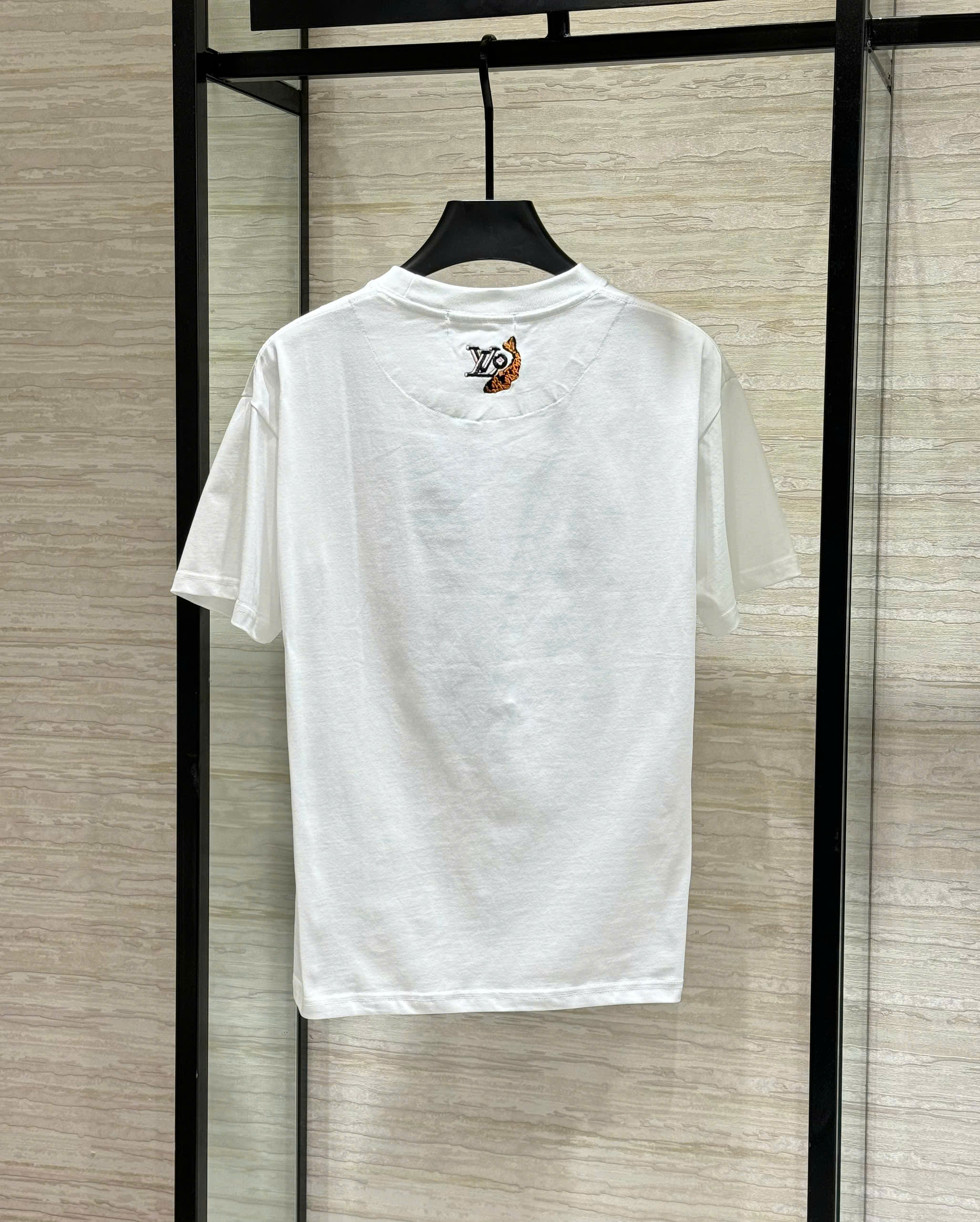 Áo phông T shirt Louis Vuitton LV Trắng họa tiết thành phố Paris Like Auth S-L DDT