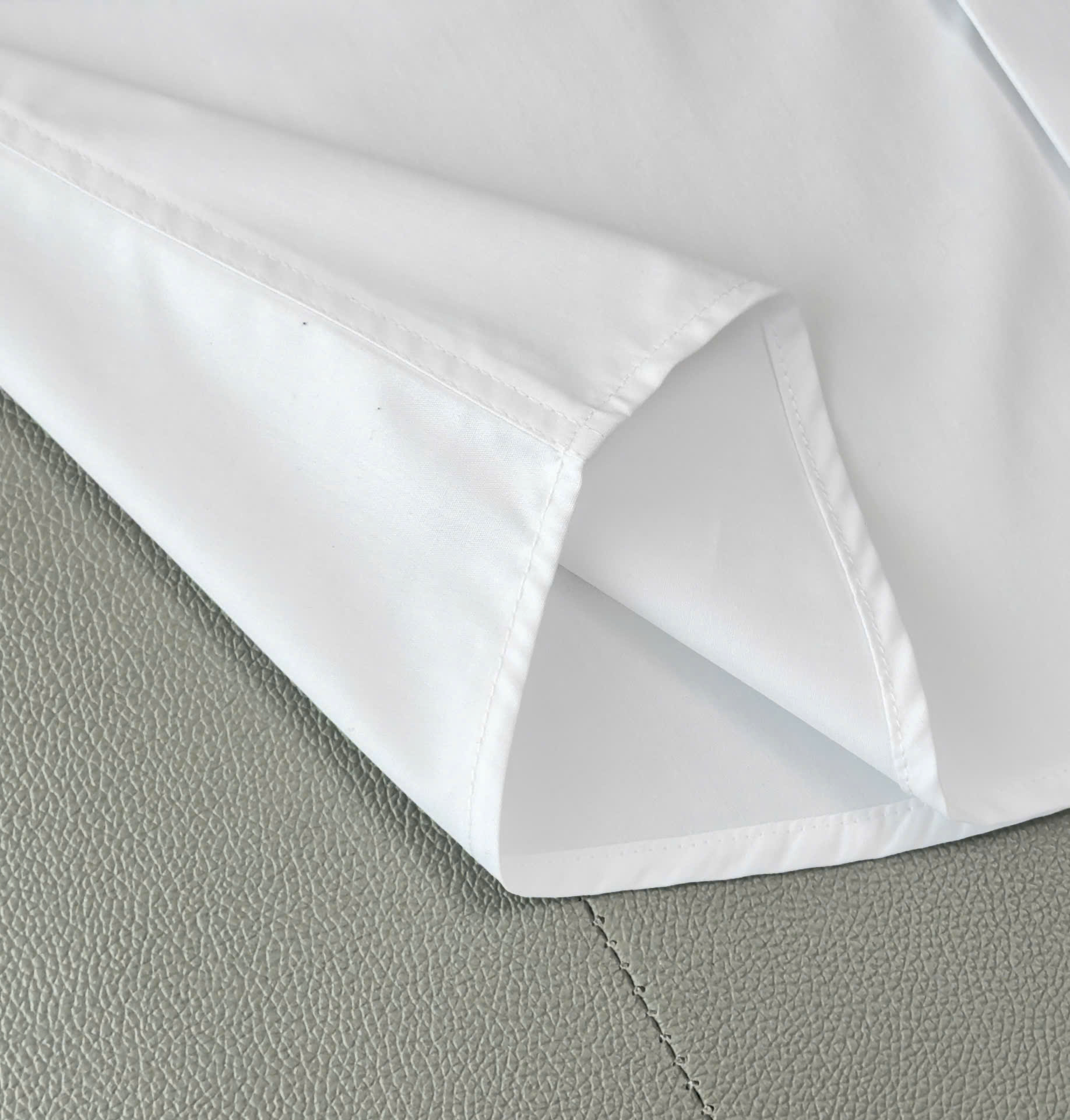 Áo sơ mi Louis Vuitton LV Trắng check tay cổ caro Like Auth 38-41 DDT