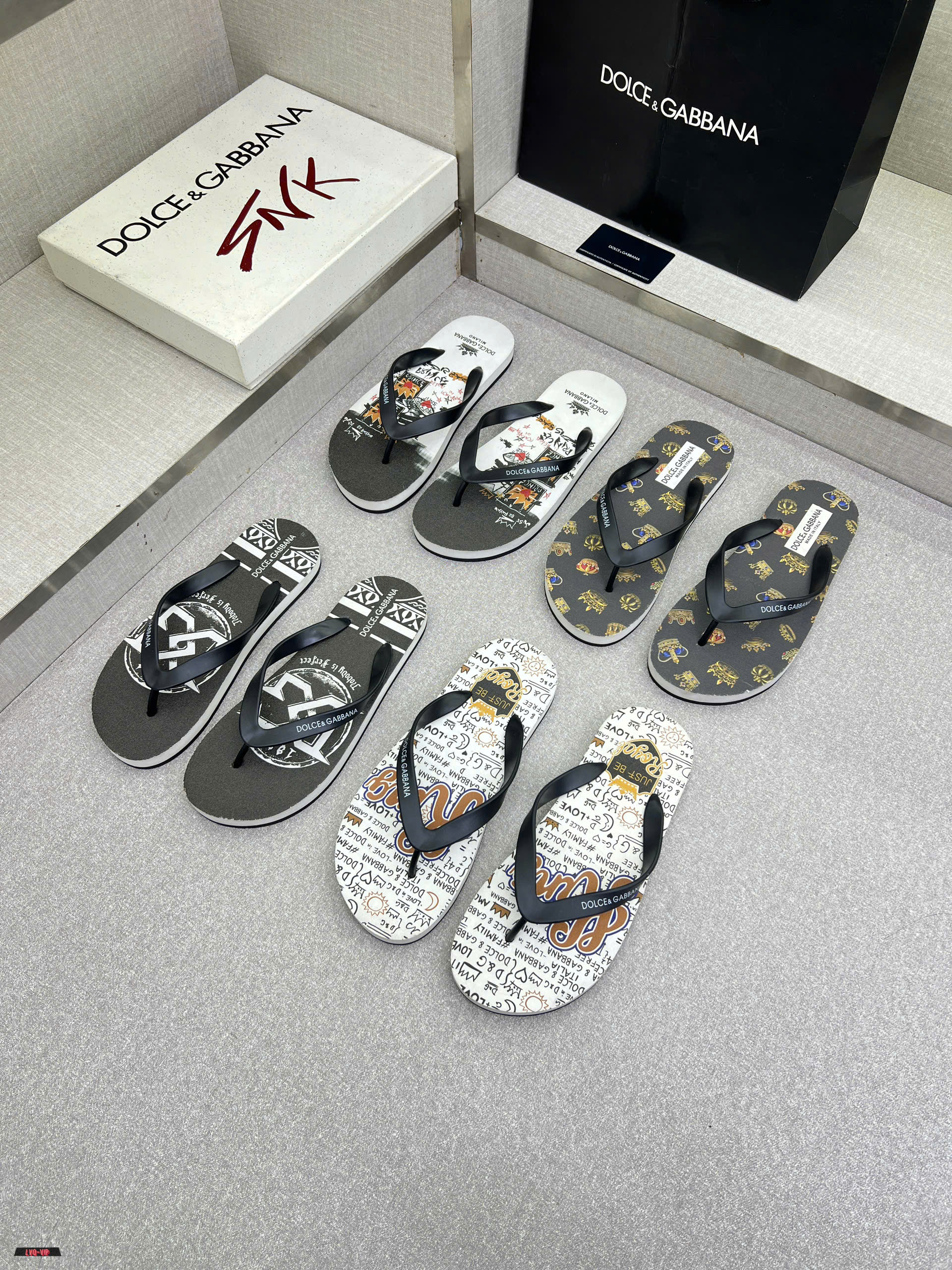 Dép tông xỏ ngón flip flop Dolce Gabbana DG new 2026 Like Auth 38-43 LVQ