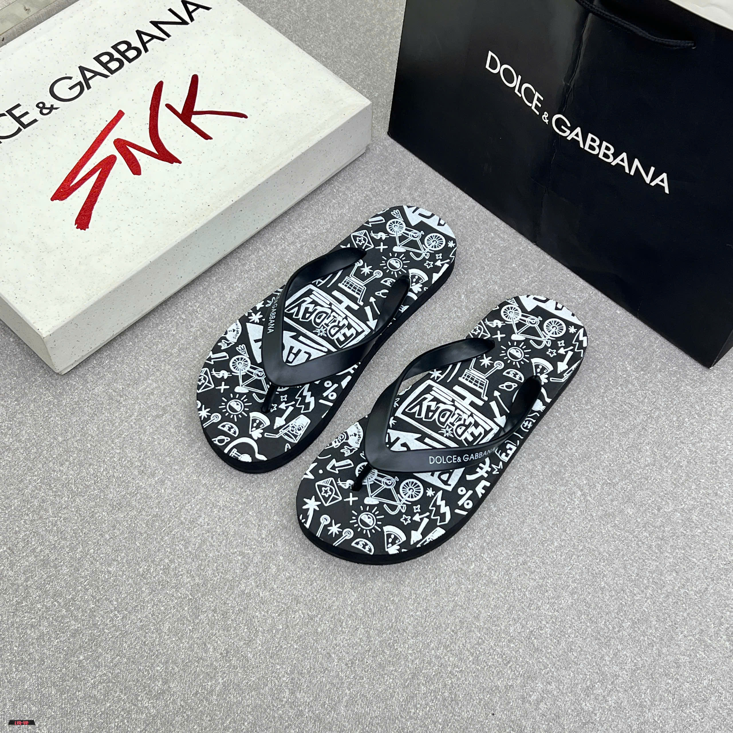 Dép tông xỏ ngón flip flop Dolce Gabbana DG new 2026 Like Auth 38-43 LVQ