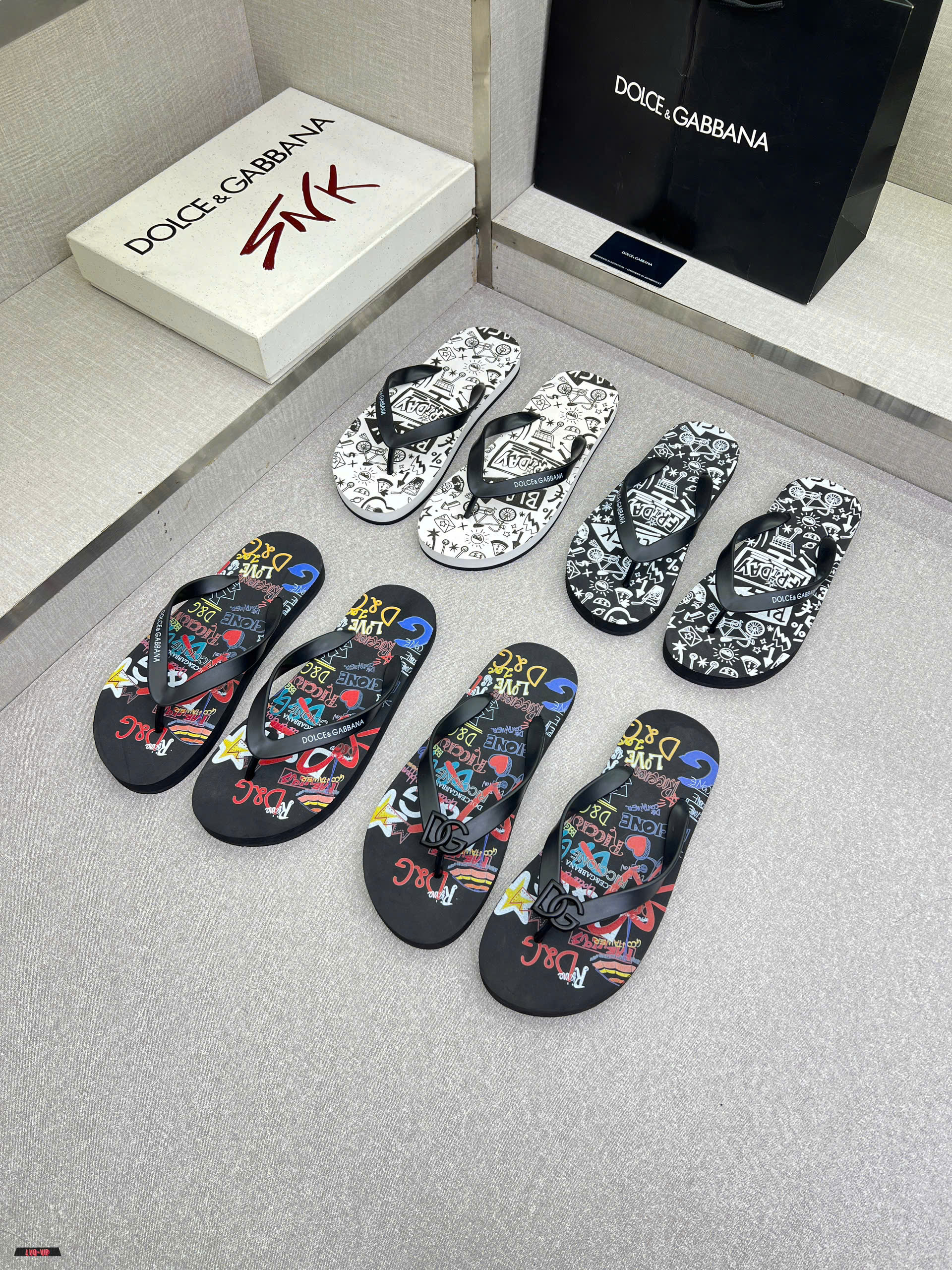 Dép tông xỏ ngón flip flop Dolce Gabbana DG new 2026 Like Auth 38-43 LVQ