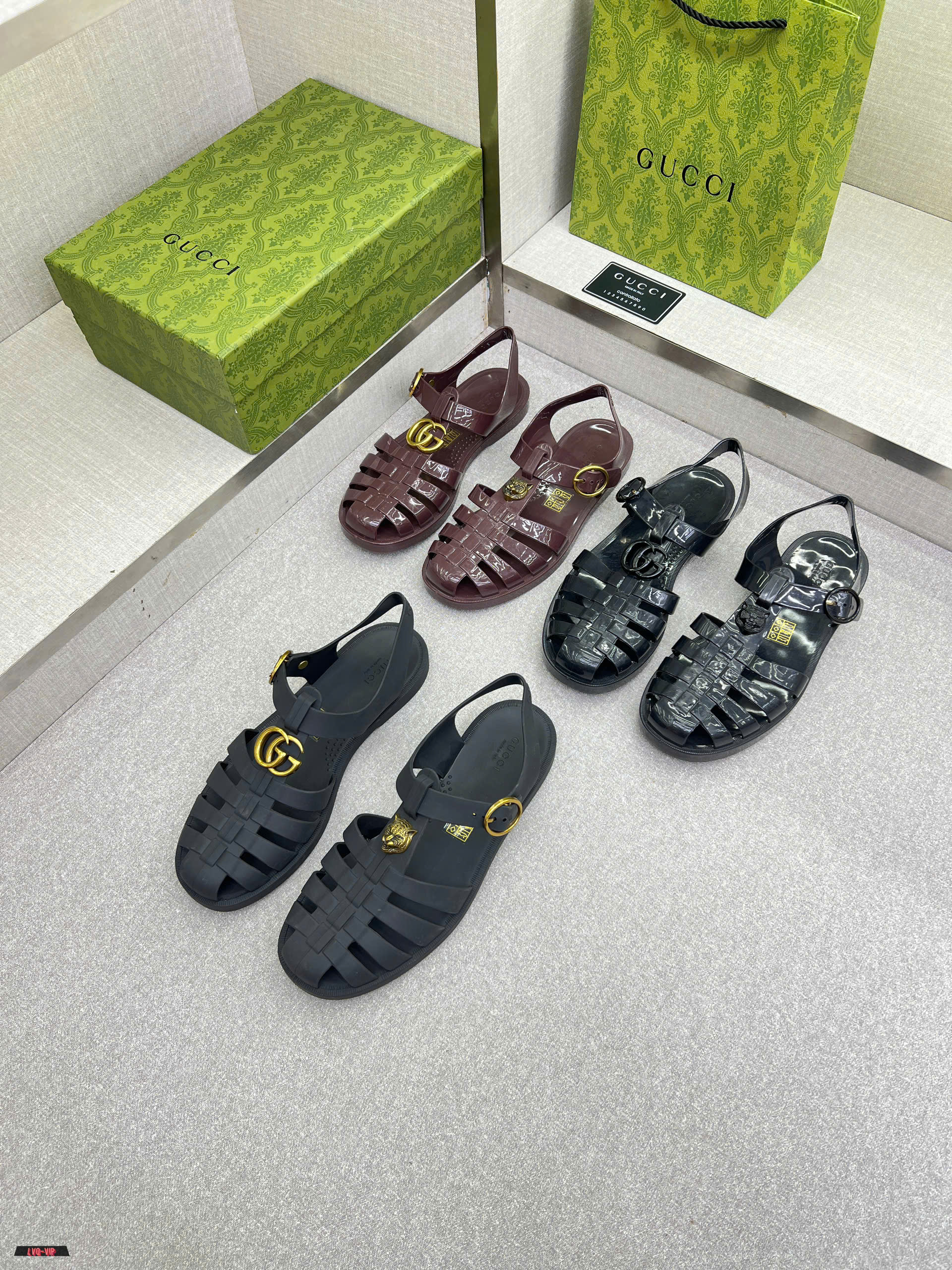 Dép sandal giọ Gucci GC Jelly new 2026 Like Auth 38-43 LVQ