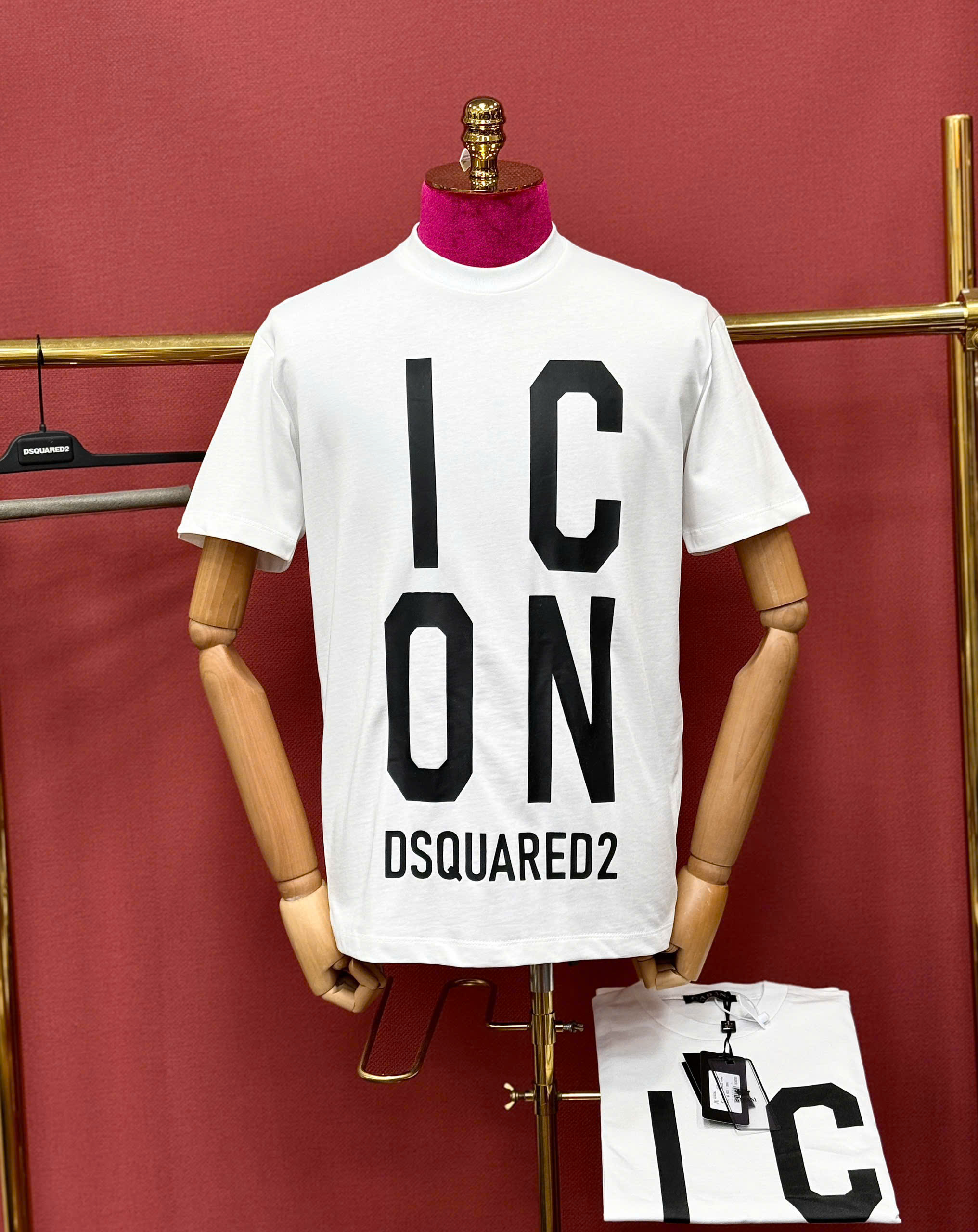 Áo phông T shirt Dsquared2 DSQ icon logo to ngực Like Auth S-XL CD