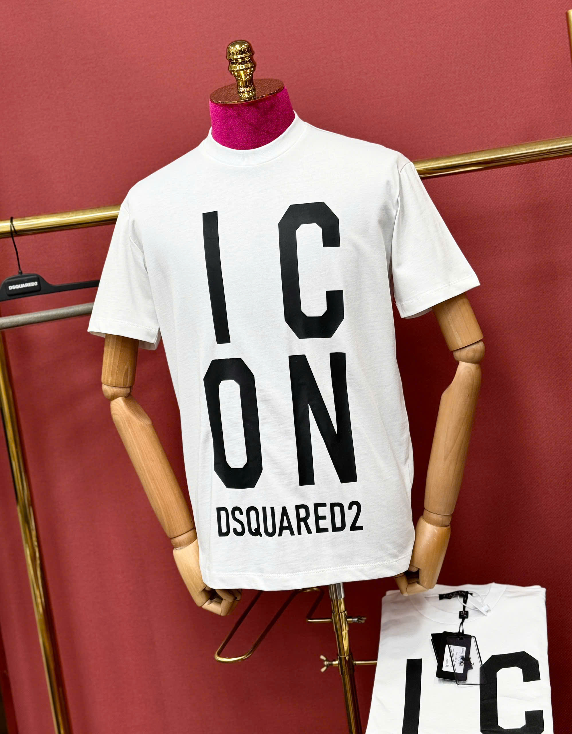 Áo phông T shirt Dsquared2 DSQ icon logo to ngực Like Auth S-XL CD