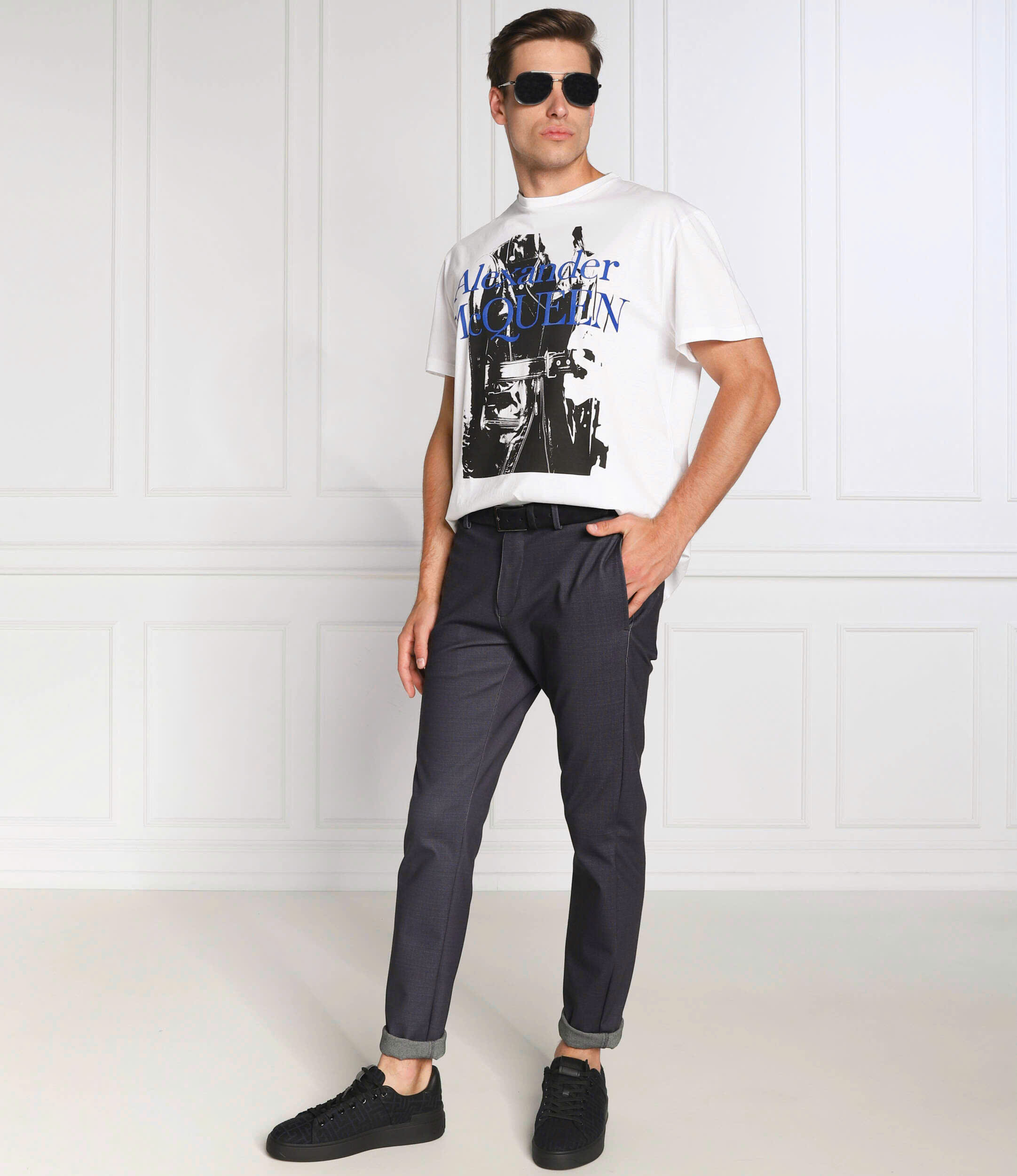 Áo phông T shirt Mcqueen MCQ họa tiết tranh ngực Like AUth 44-50 CD