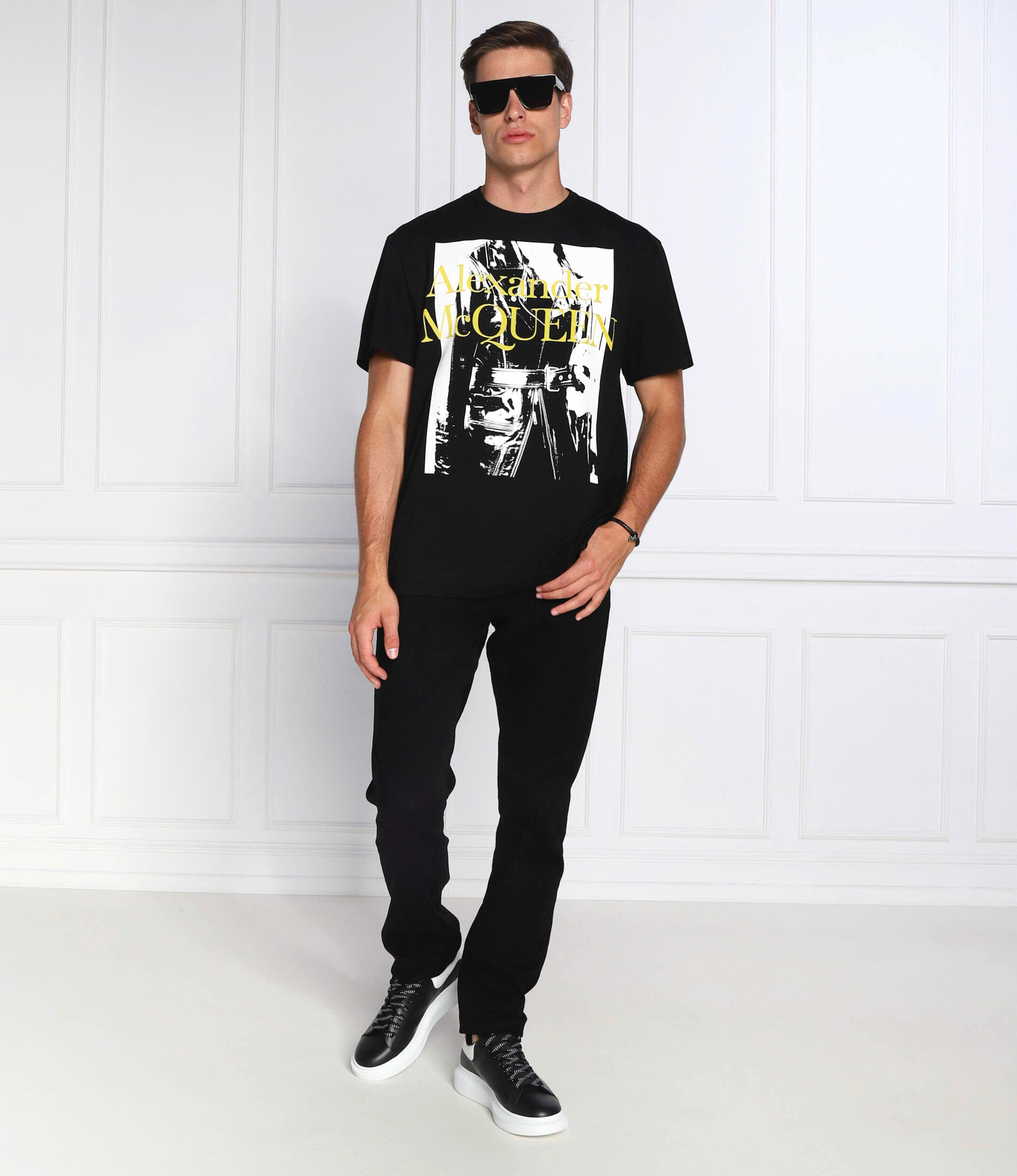 Áo phông T shirt Mcqueen MCQ họa tiết tranh ngực Like AUth 44-50 CD