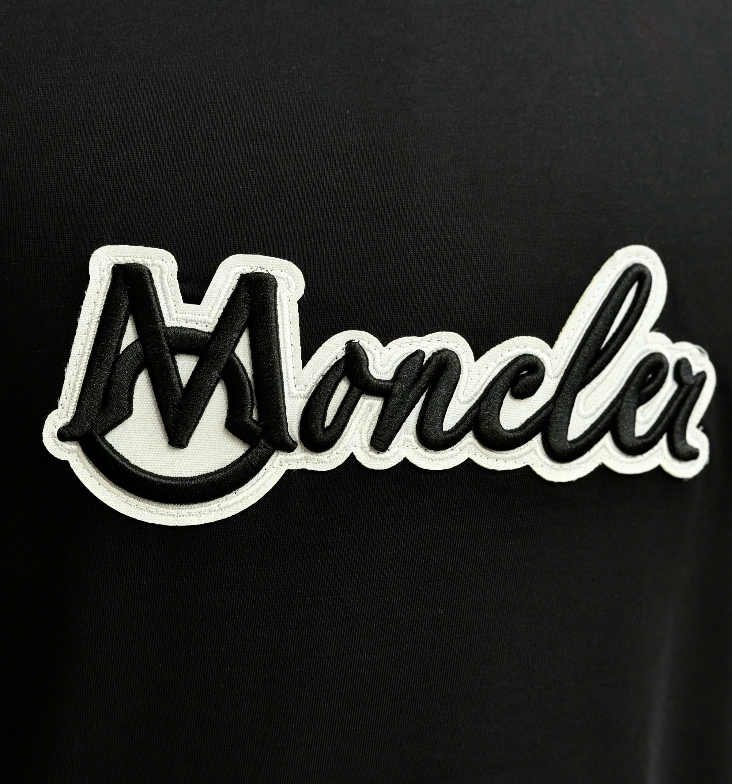 Áo phông T shirt Moncler logo nổi wash ngực Like AUth 44-50 CD