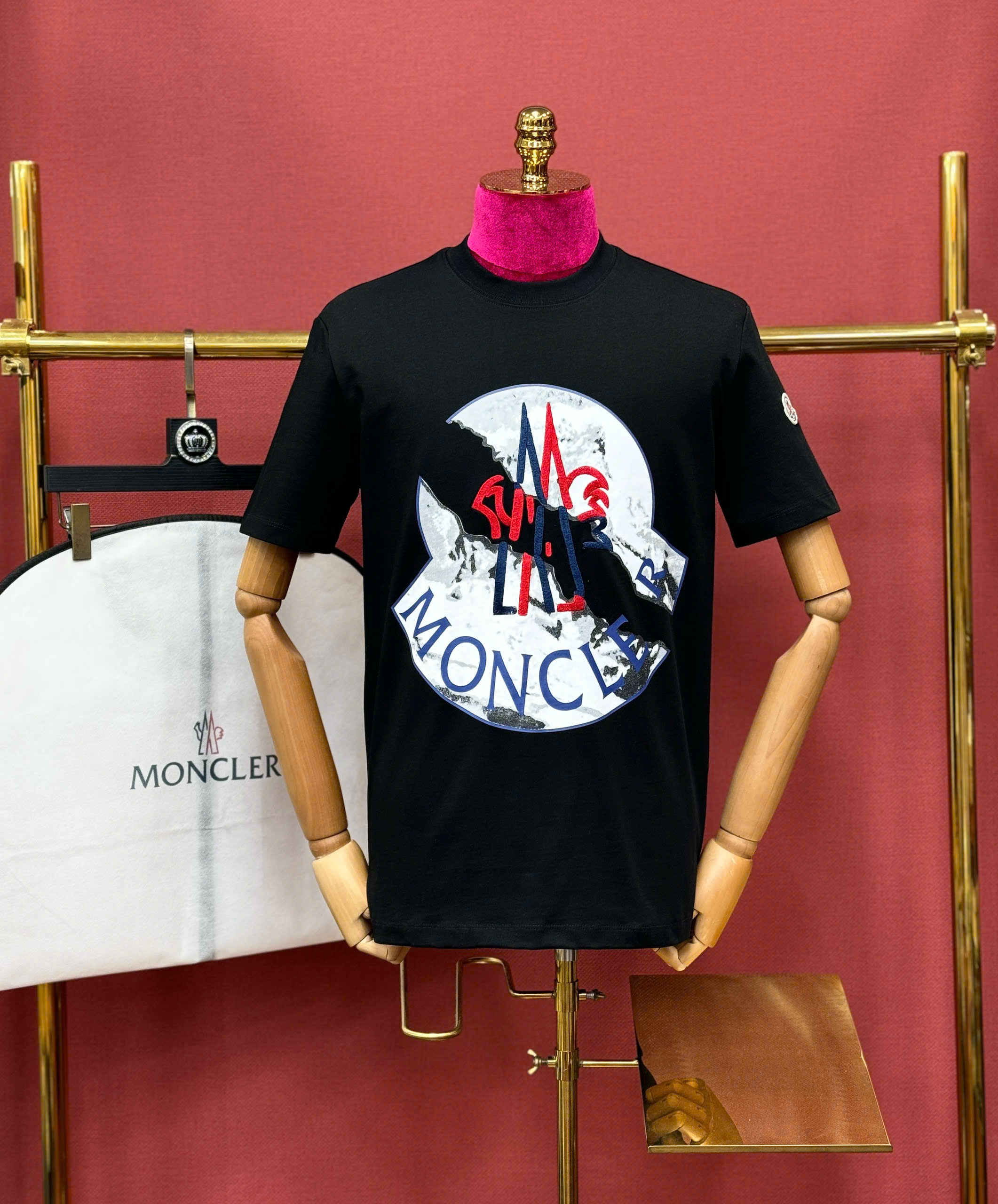 Áo phông T shirt Moncler logo vỡ Like AUth 44-50 CD