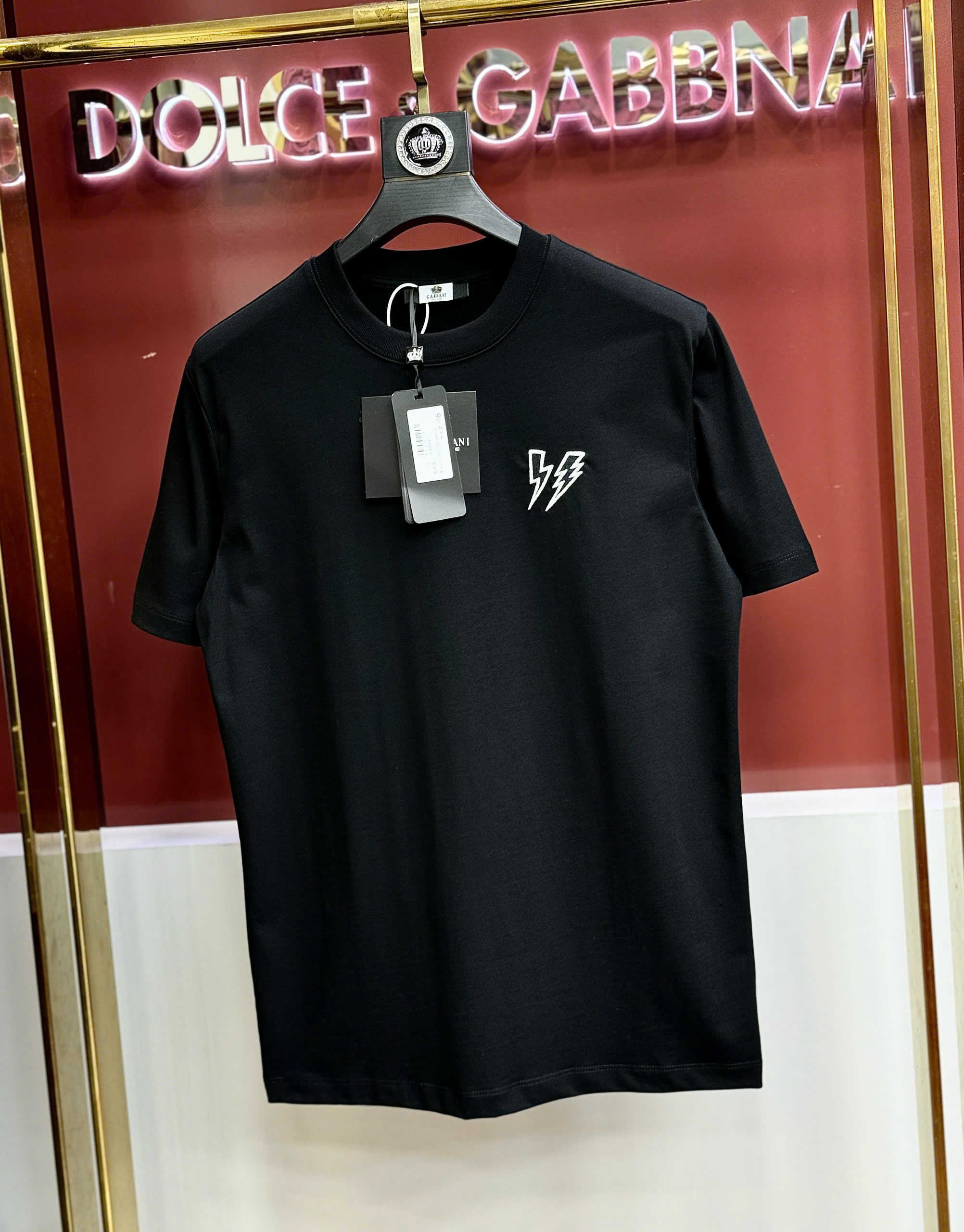 Áo phông T shirt Neil Barret logo thêu tia sét Like AUth 44-50 CD