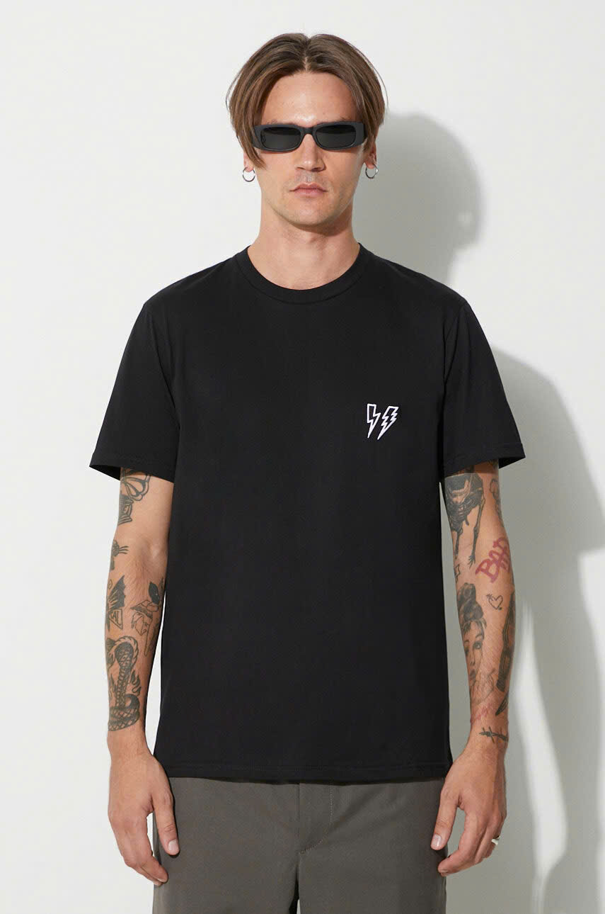 Áo phông T shirt Neil Barret logo thêu tia sét Like AUth 44-50 CD