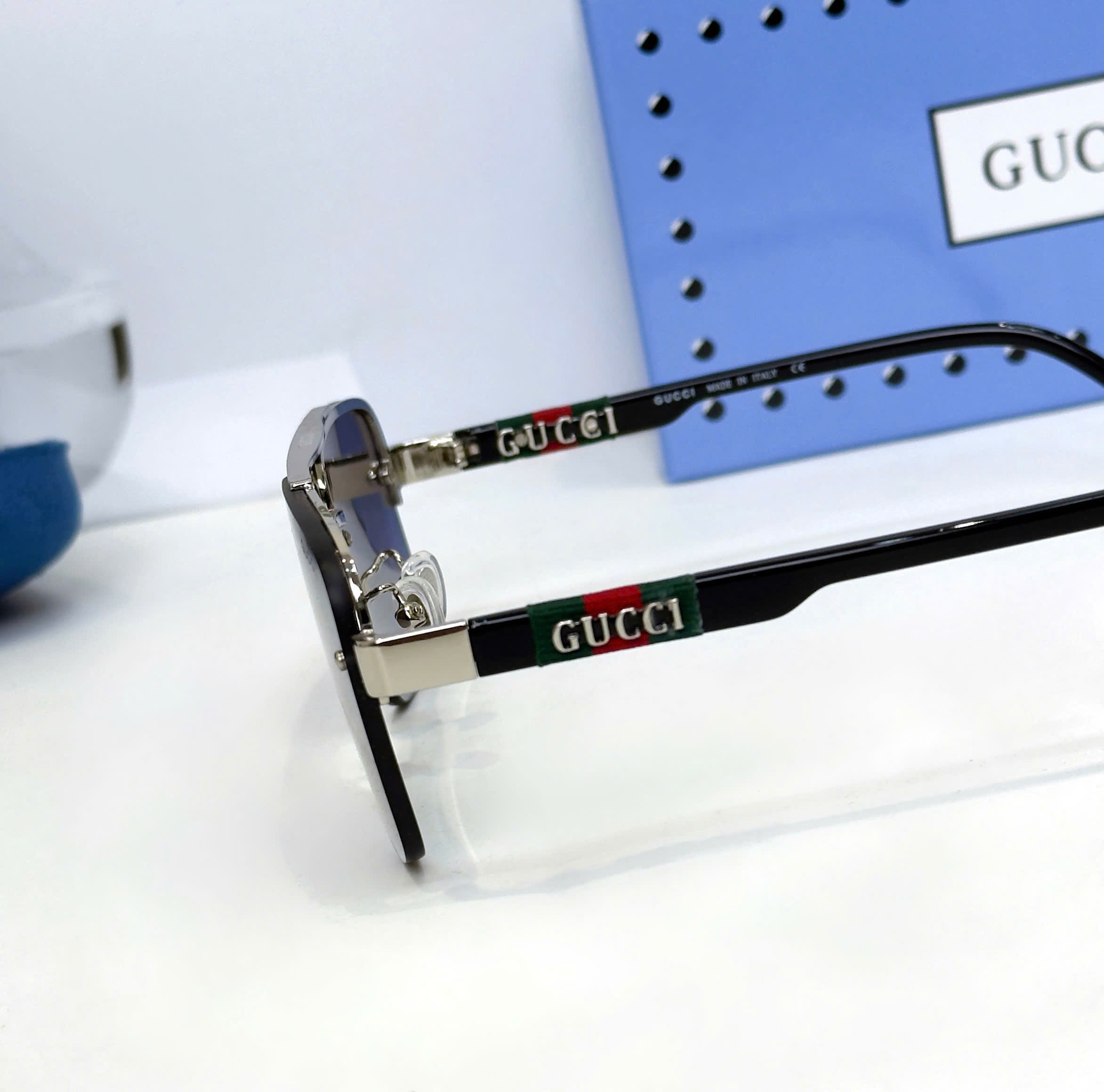 Kính mắt thời trang Gucci GC Đen họa tiết monogram Like Auth on web fullbox DDT