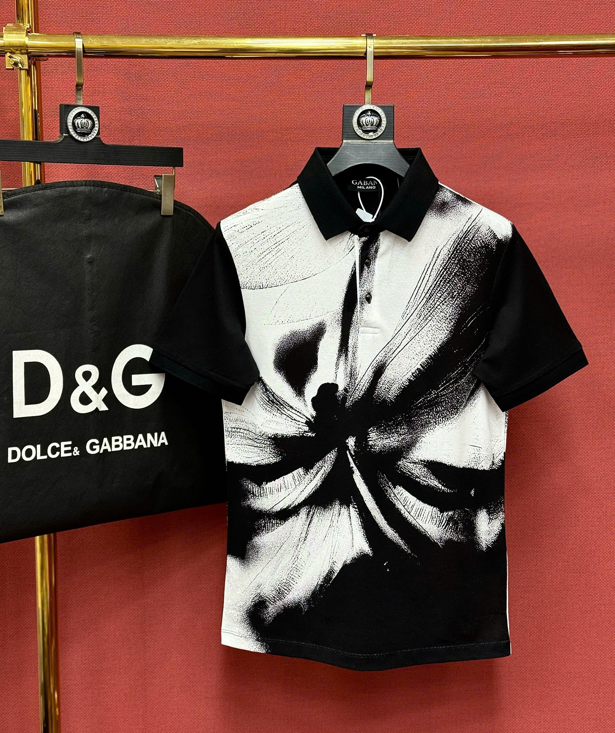 Áo polo hình Mcqueen MCQ họa tiết chuồn chuồn Like AUth 44-50 CD