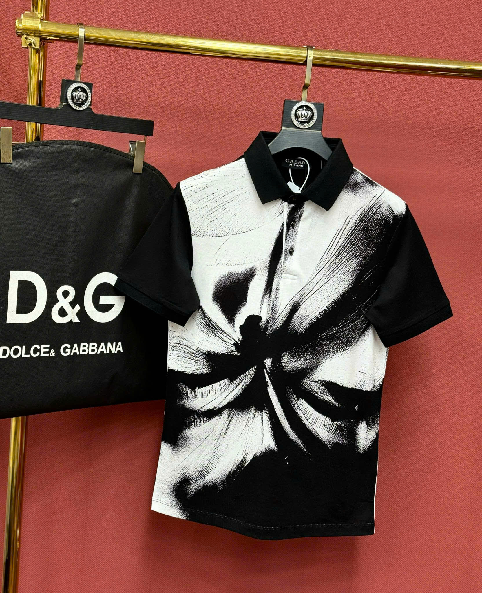 Áo polo hình Mcqueen MCQ họa tiết chuồn chuồn Like AUth 44-50 CD