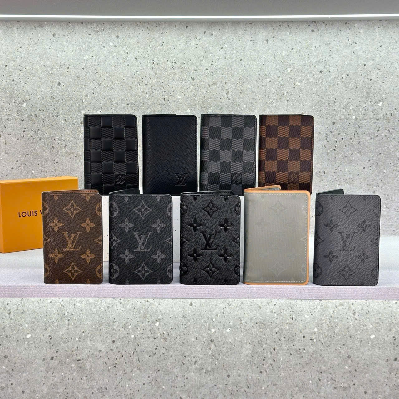 Ví thẻ Louis Vuitton LV Hold Card classic Like Auth PLD
