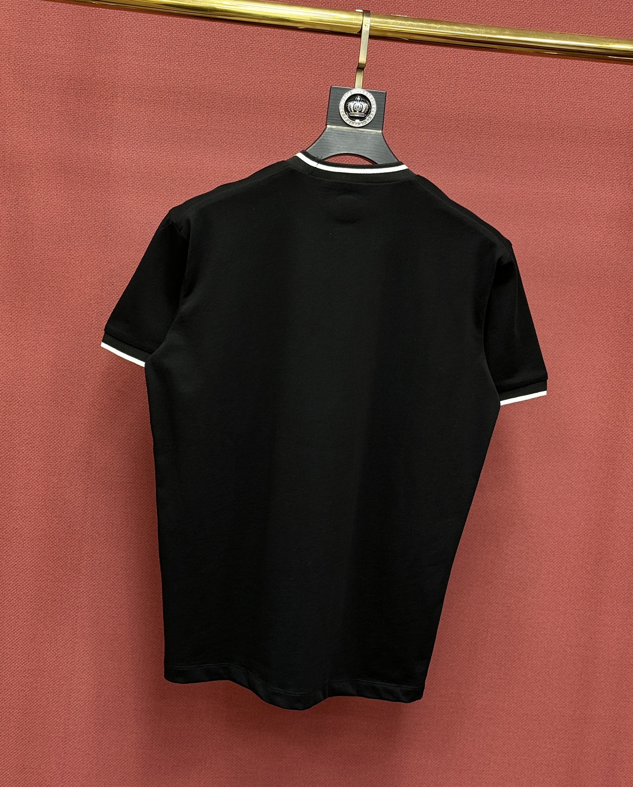 Áo phông T shirt Dsquared2 DSQ basic bo tay cổ tag vuông ngực Like Auth XS-L CD