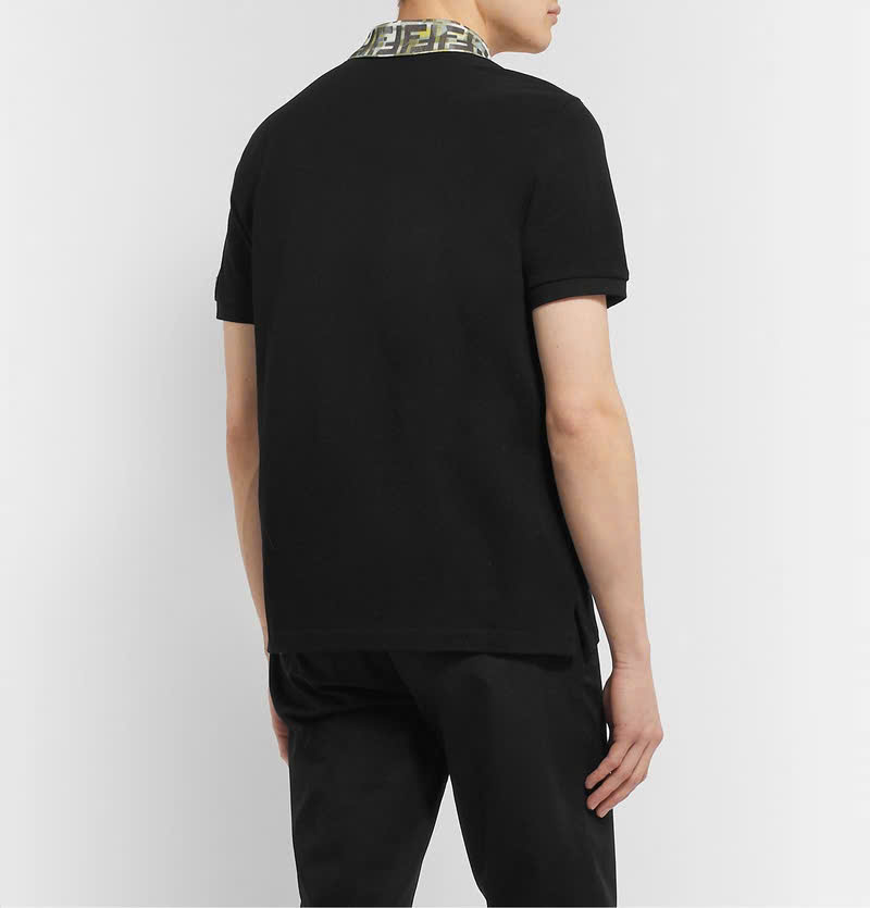 Áo polo Fendi FD logo check full cổ Like Auth 44-50 CD