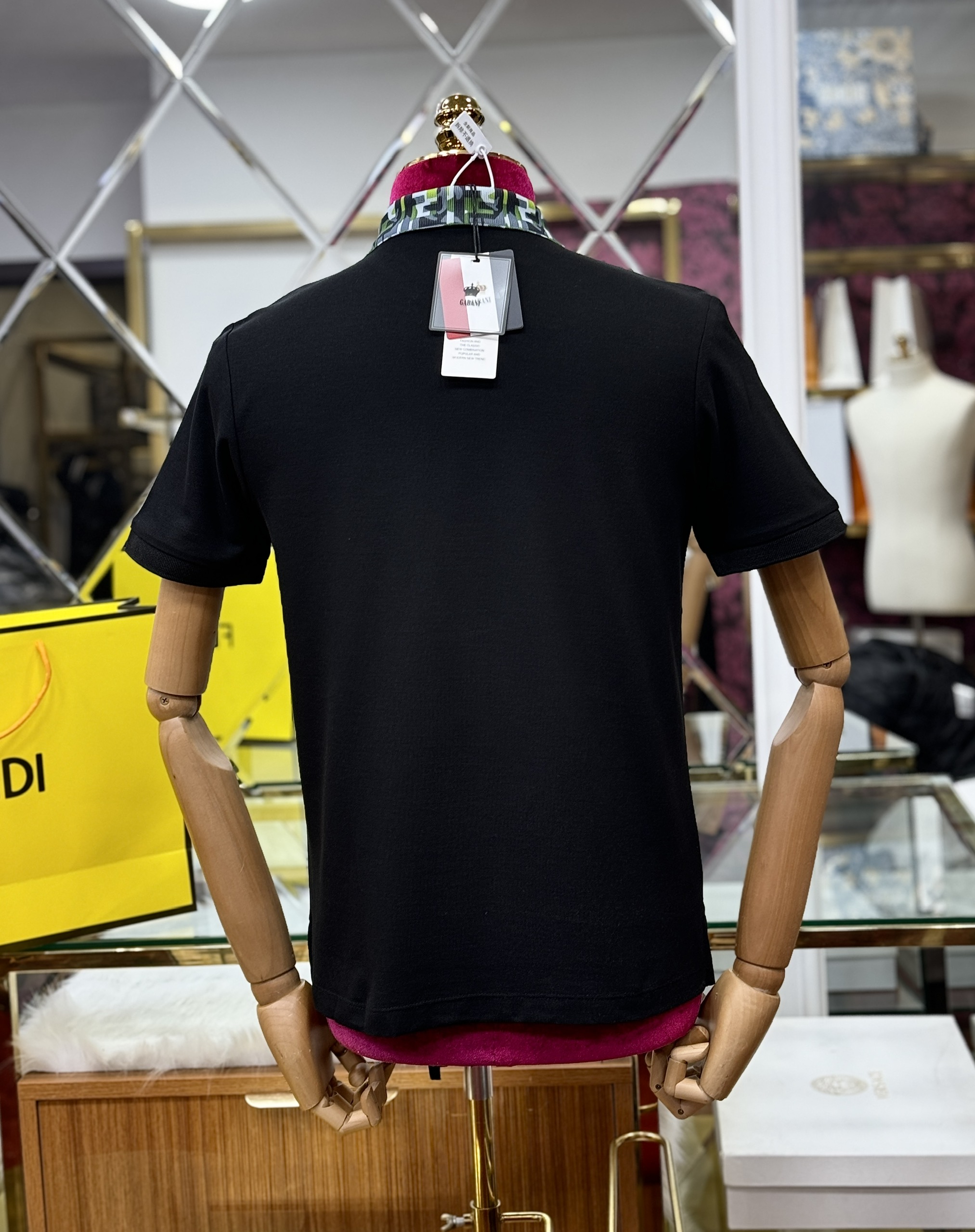 Áo polo Fendi FD logo check full cổ Like Auth 44-50 CD