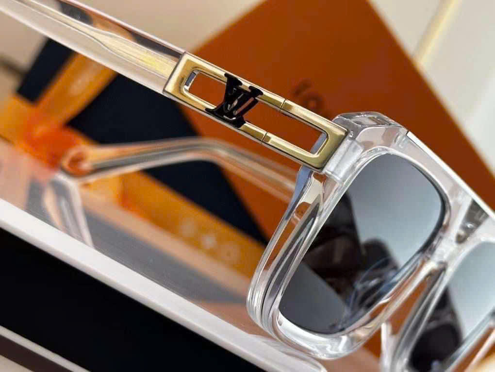 Kính mát thời trang Louis Vuitton LV 1-1 Mascot Pilot Square Sunglasses Like Auth MK