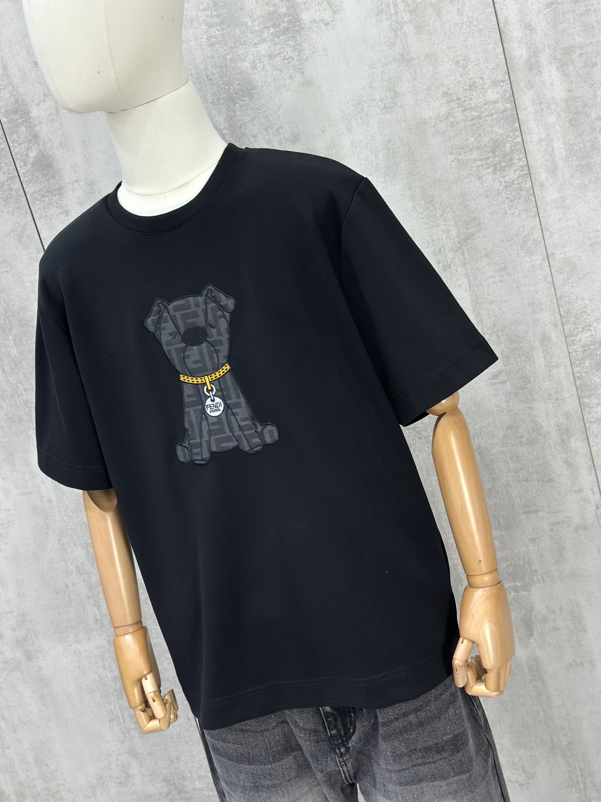 Áo phông T shirt Fendi FD họa tiết Cún Like Auth XS-M VTN