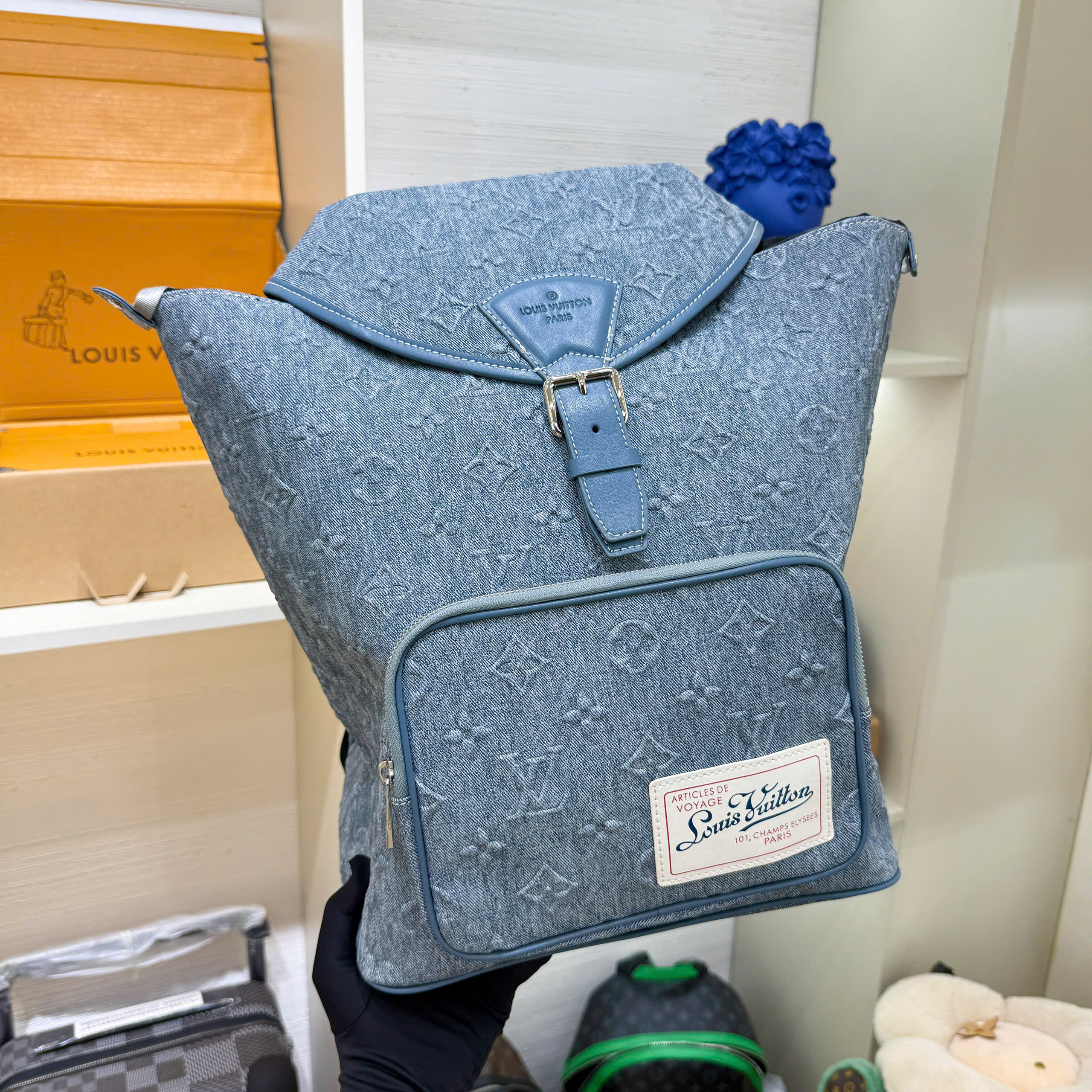 Balo Louis Vuitton LV Backpack Christopher MM monogram new 2026 Like Auth 1-1 on web 38x44x13 PLD