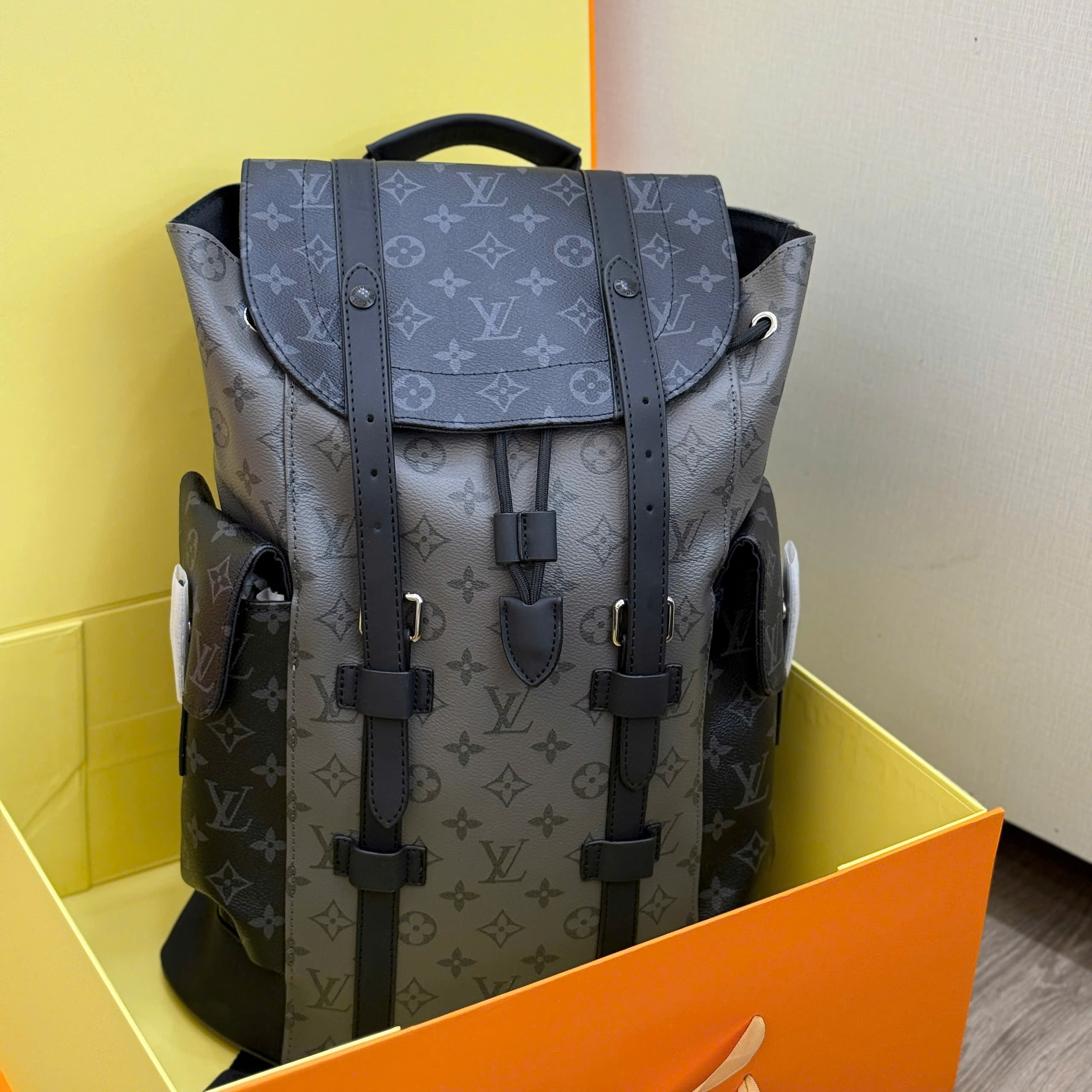 Balo Louis Vuitton LV Backpack Christopher MM monogram new 2026 Like Auth 1-1 on web 38x44x13 PLD