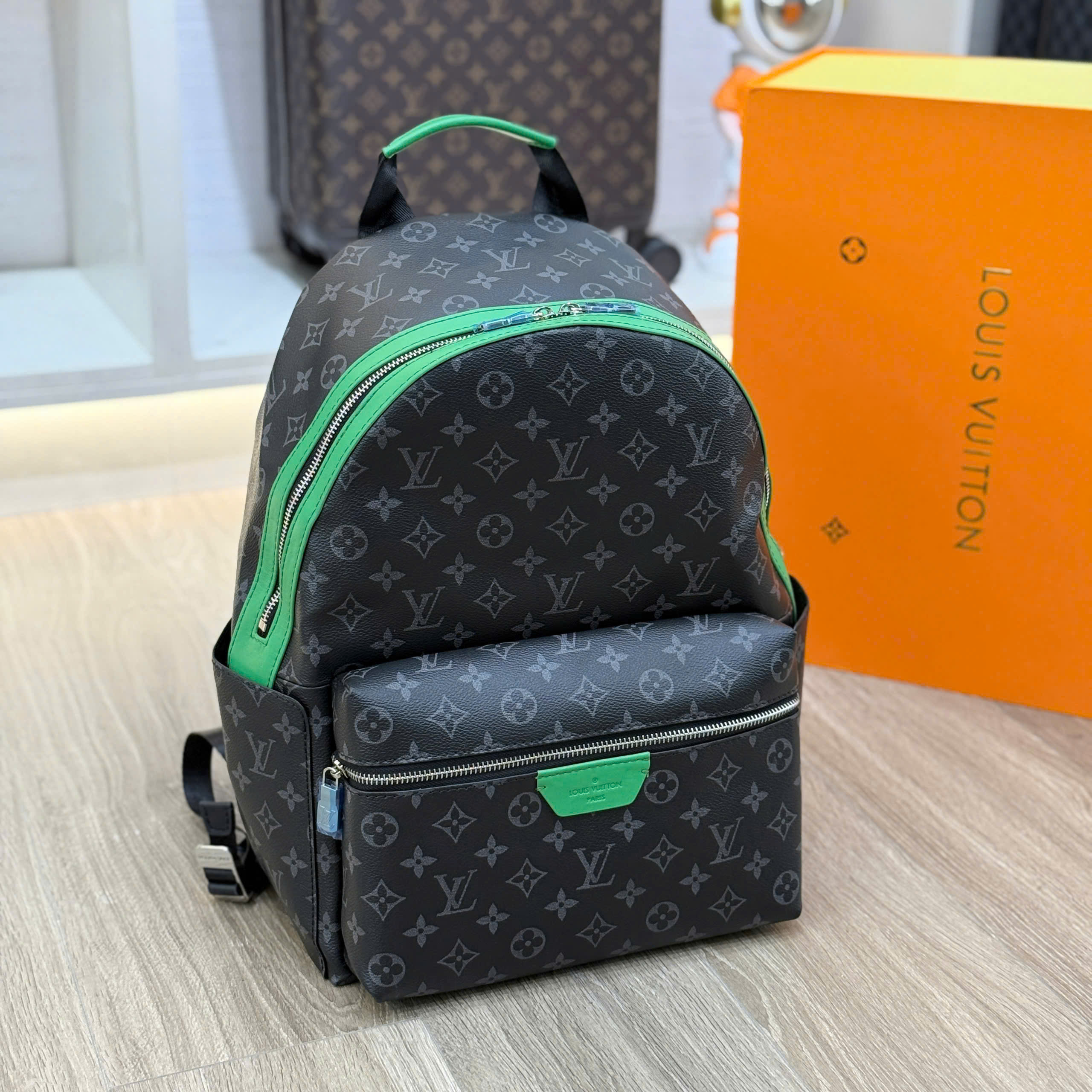 Balo Louis Vuitton LV Discovery Backpack PM monogram new 2026 Like Auth 1-1 on web 38x29x20 PLD