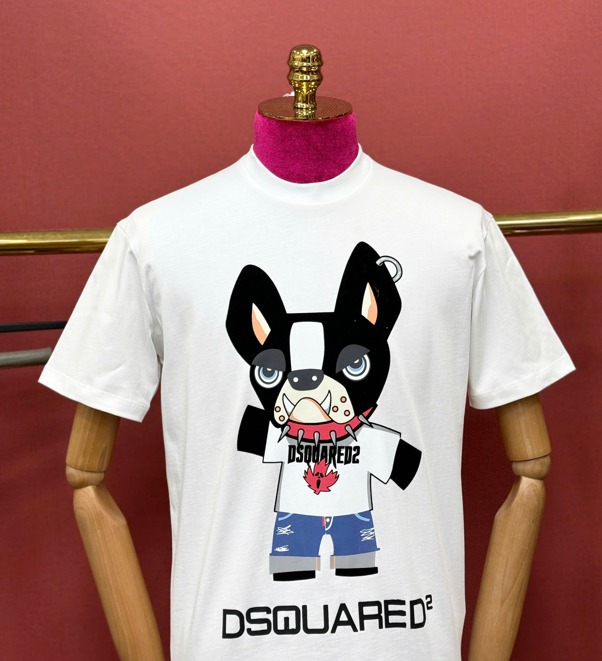 Áo phông T shirt Dsquared2 DSQ họa tiết Cún dân chơi S-XL CD