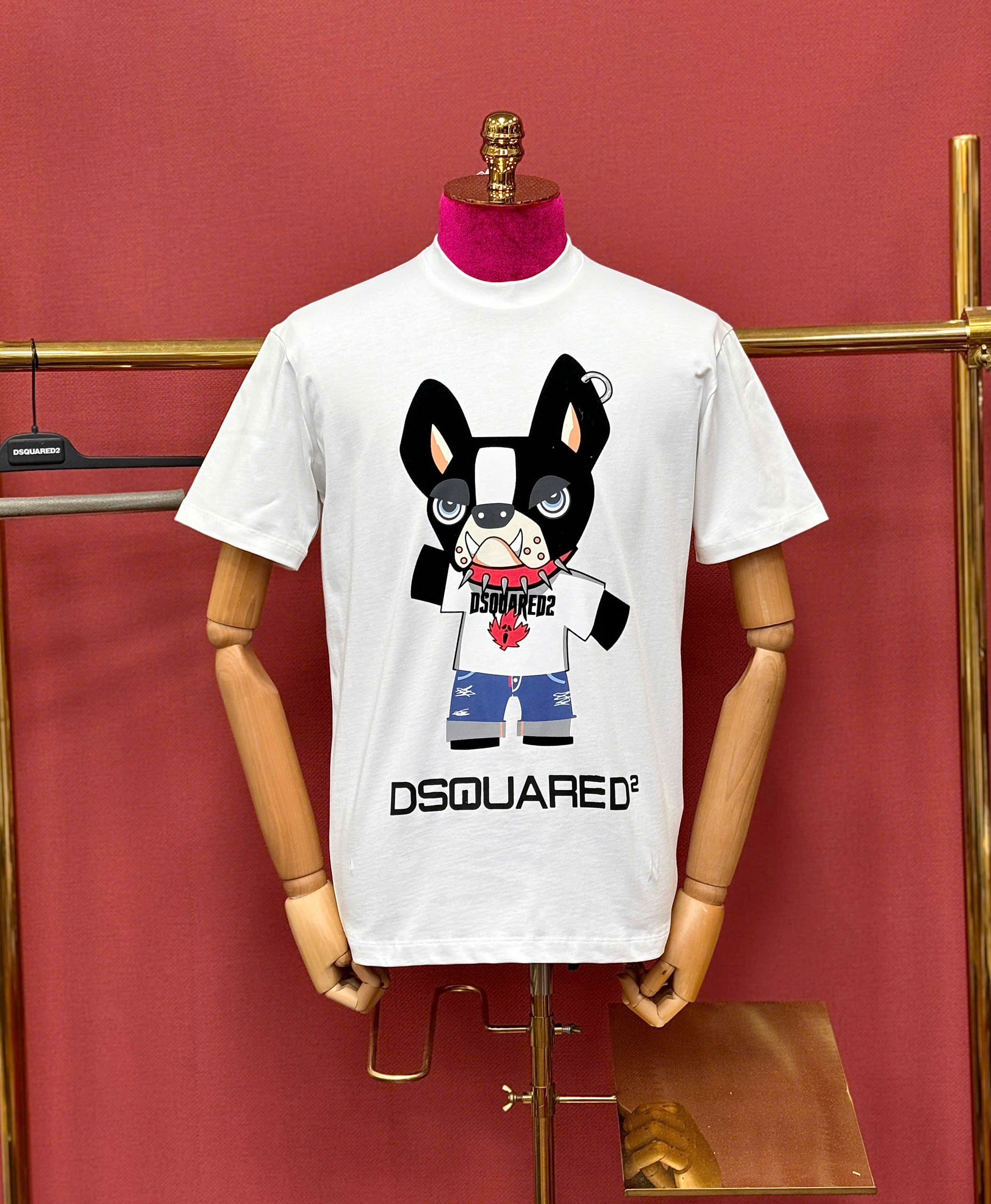 Áo phông T shirt Dsquared2 DSQ họa tiết Cún dân chơi S-XL CD