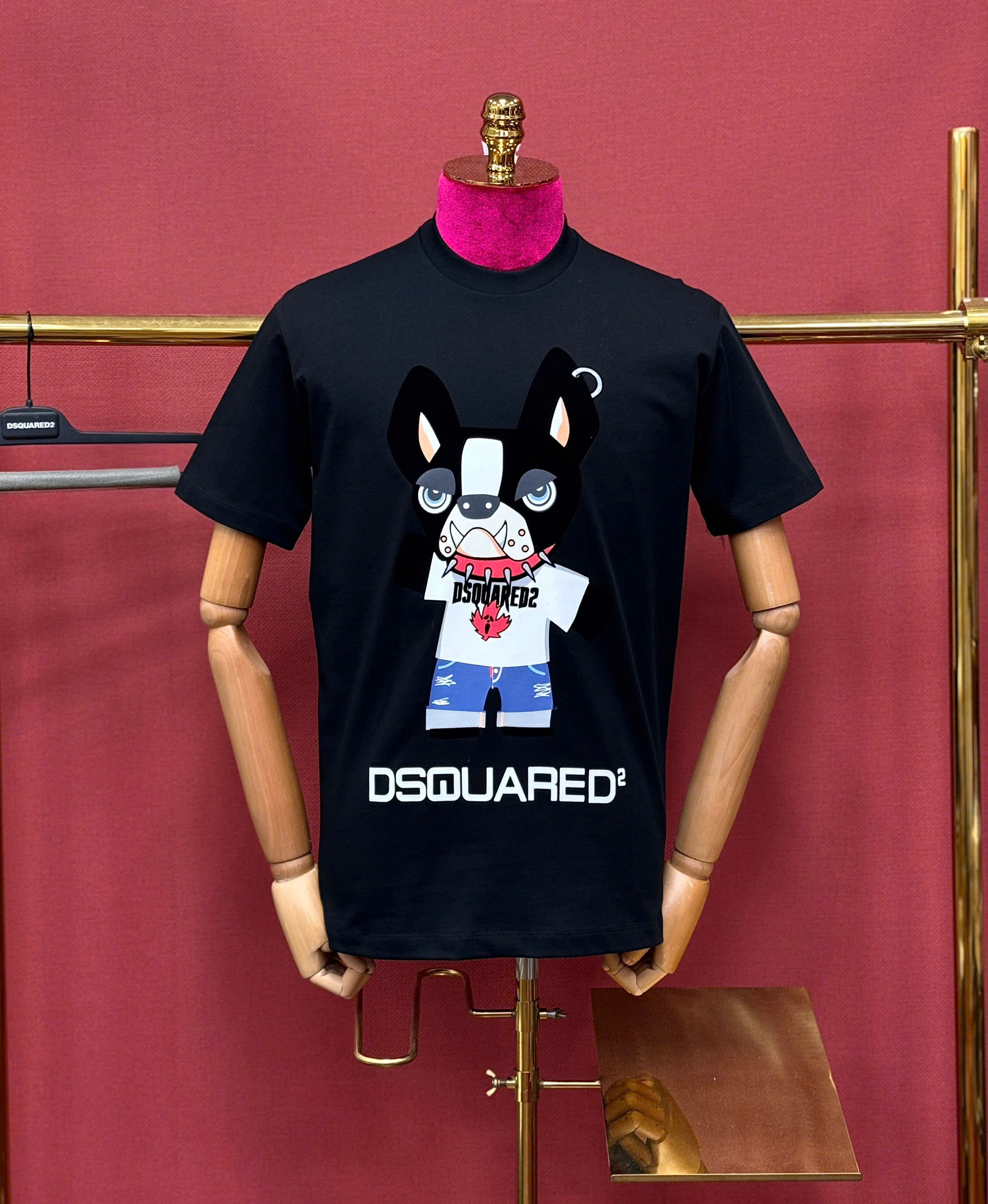 Áo phông T shirt Dsquared2 DSQ họa tiết Cún dân chơi S-XL CD