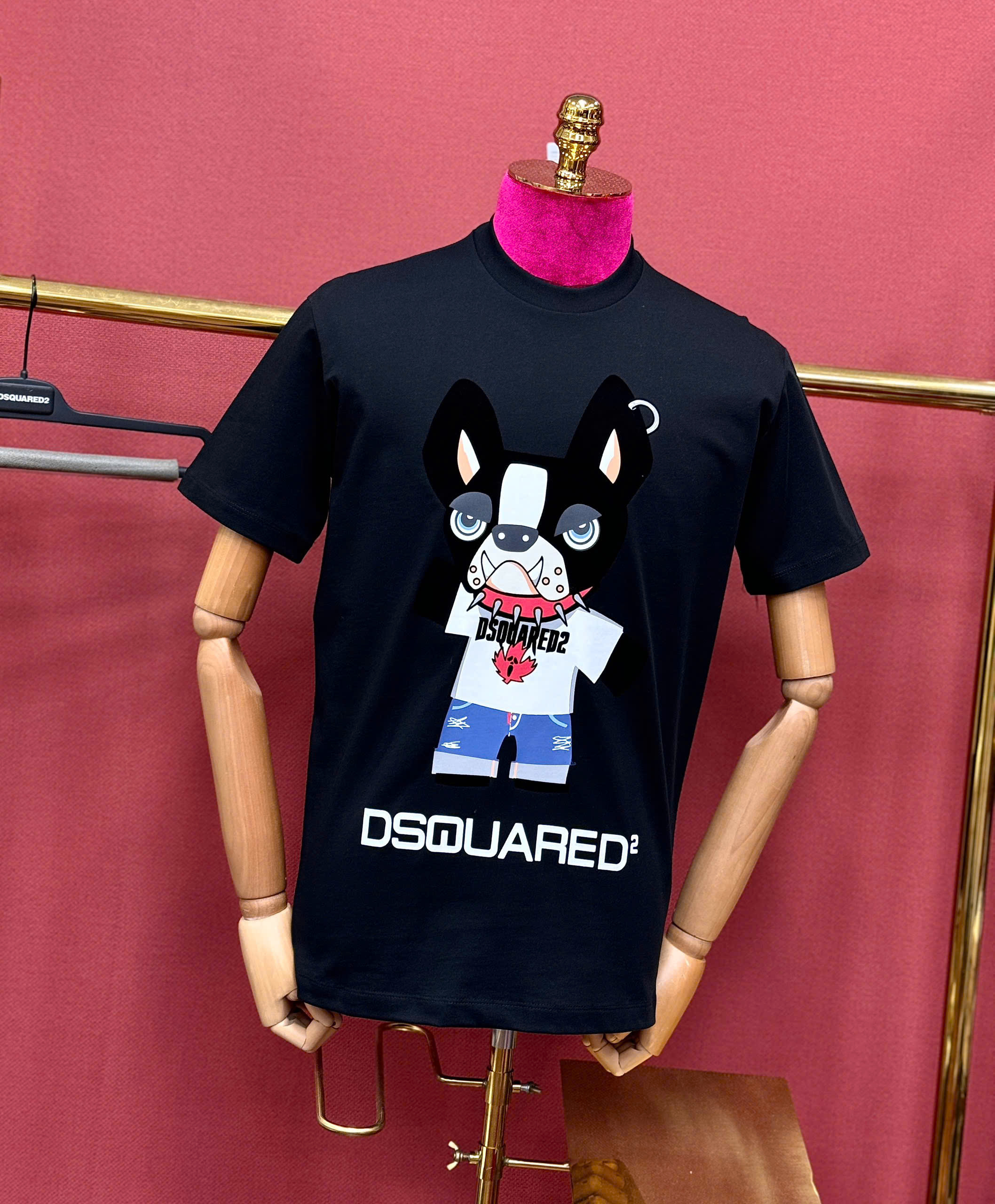 Áo phông T shirt Dsquared2 DSQ họa tiết Cún dân chơi S-XL CD