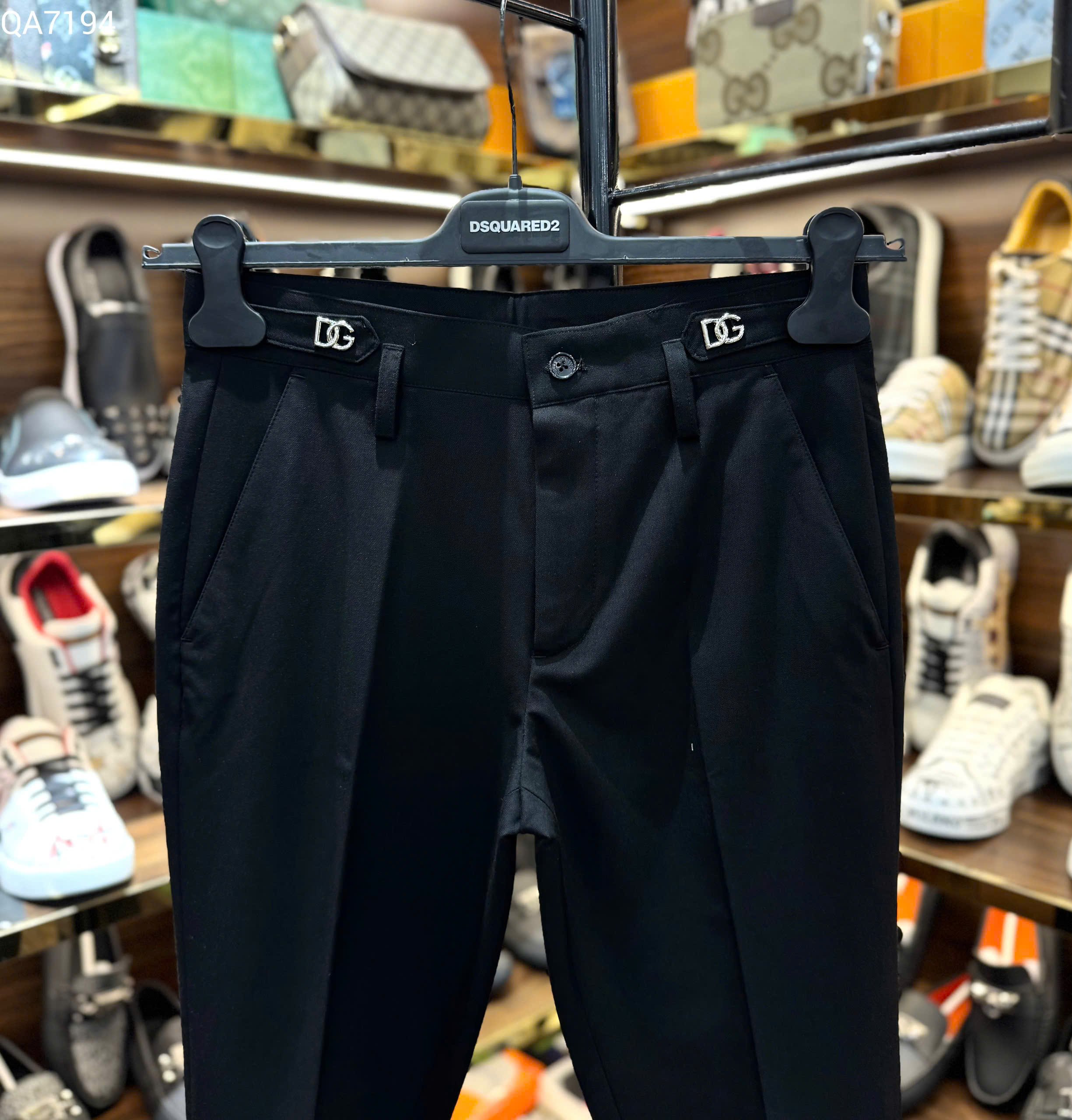 Quần tây âu Dolce Gabbana logo DG tag bạc Like Auth 29-34 MK