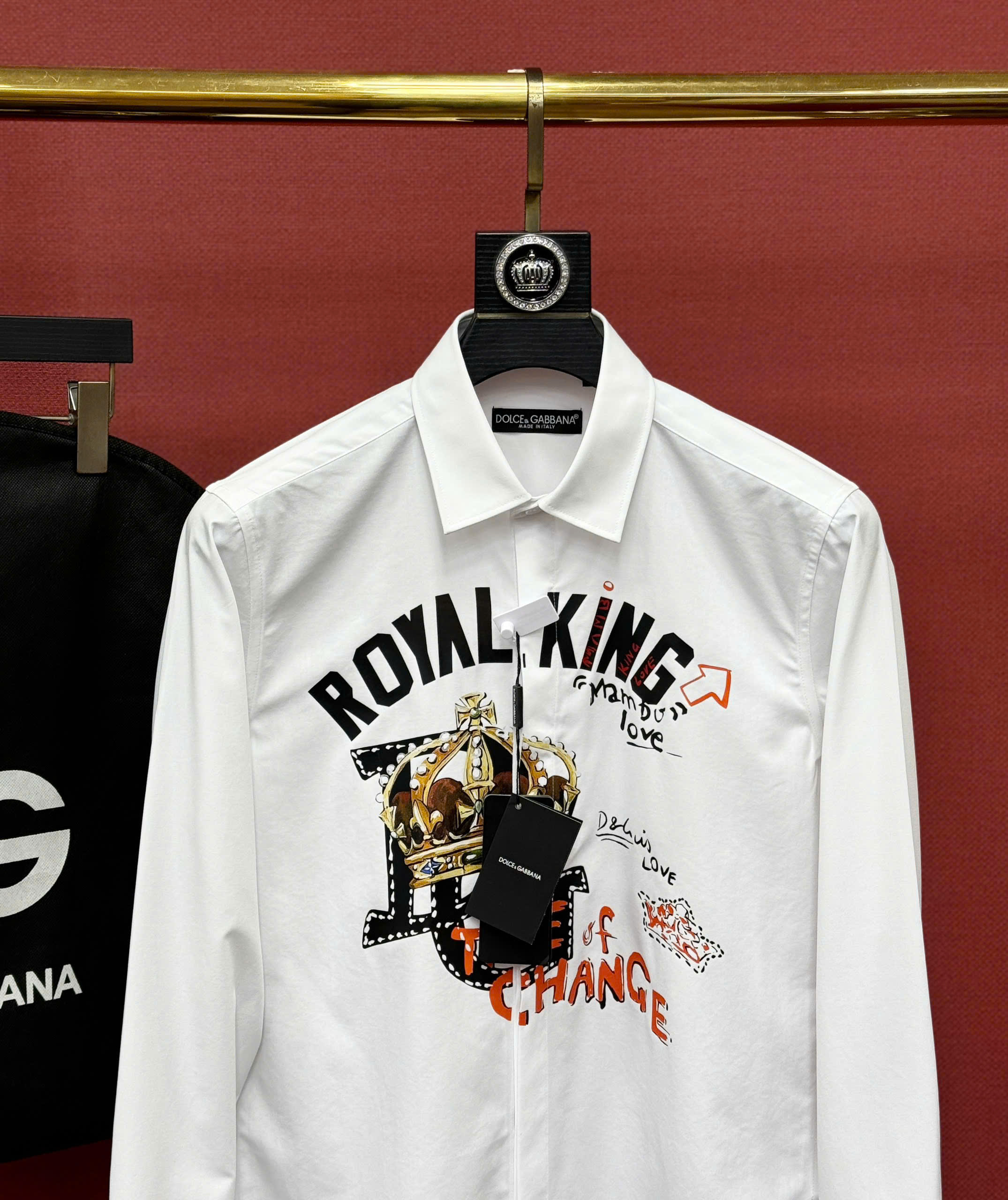 Áo sơ mi Dolce Gabbana DG Royal King Like Auth 48-50 CD