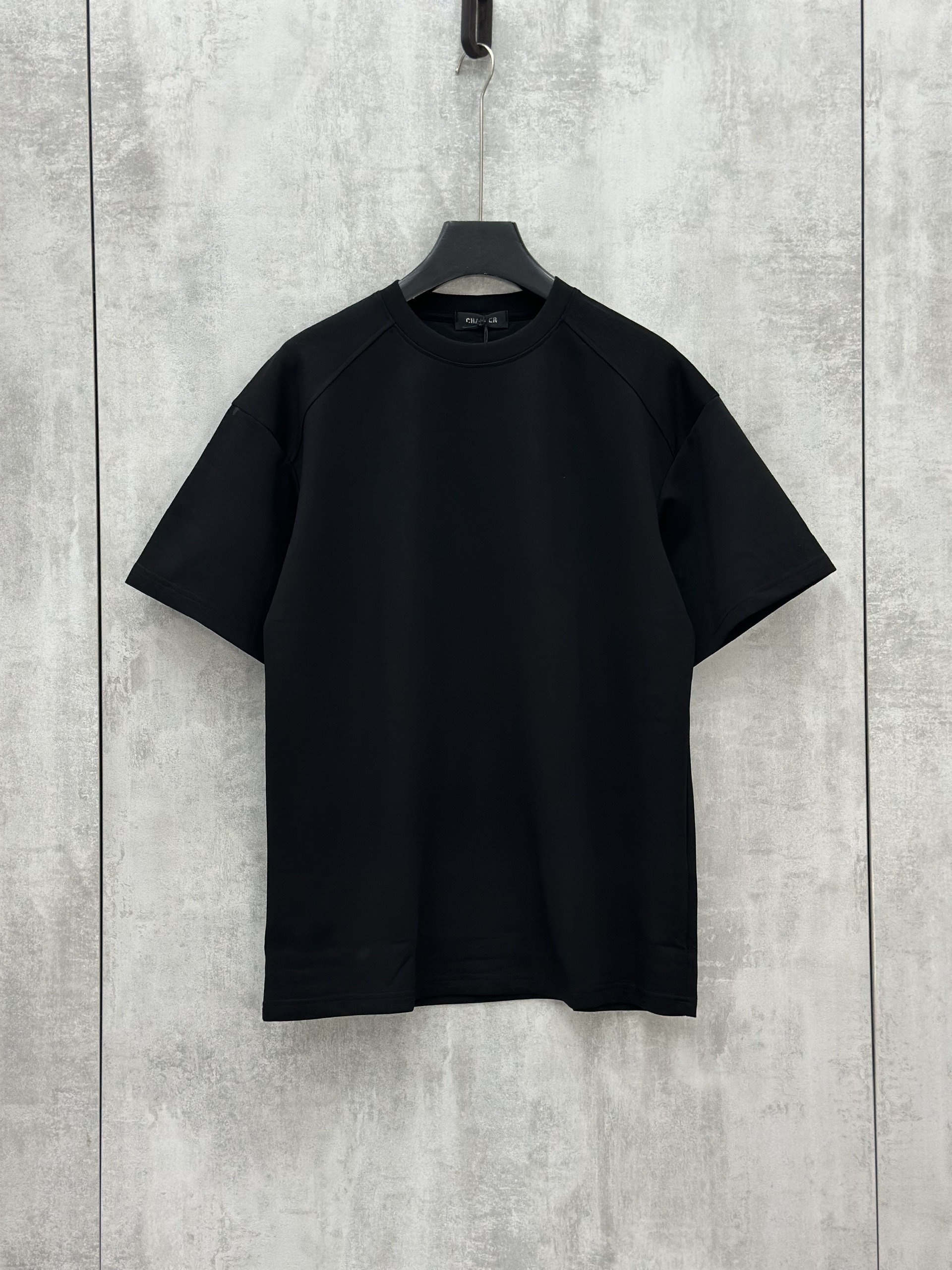 Áo phông T shirt Chapper trơn kẻ viền vai Like Auth S-XL VTN\Đen