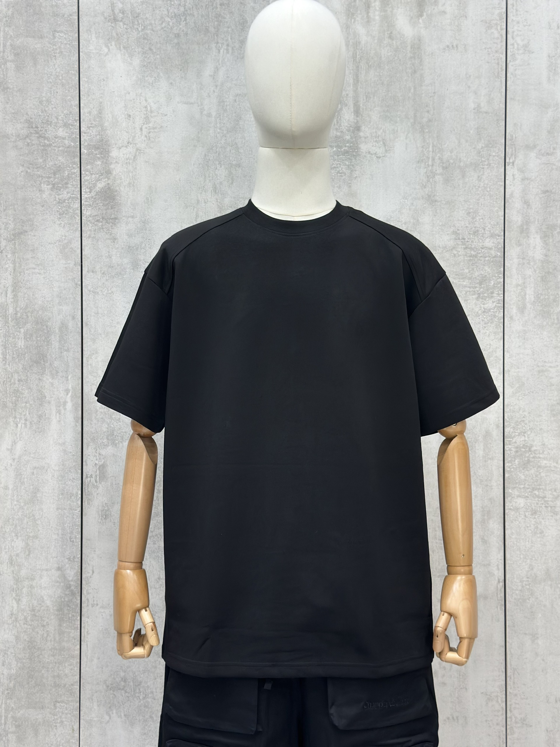 Áo phông T shirt Chapper trơn kẻ viền vai Like Auth S-XL VTN\Đen