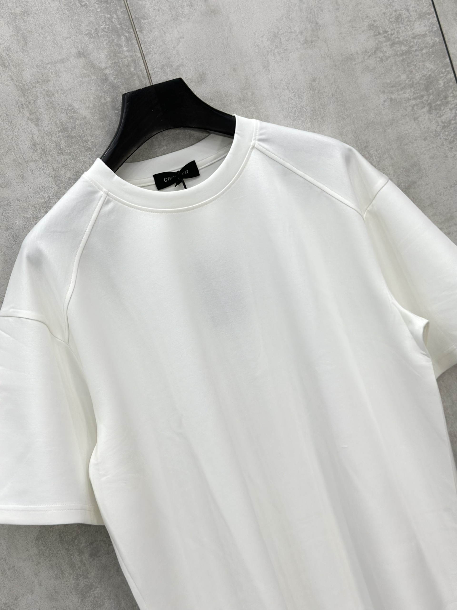 Áo phông T shirt Chapper trơn kẻ viền vai Like Auth S-XL VTN\TRẮNG