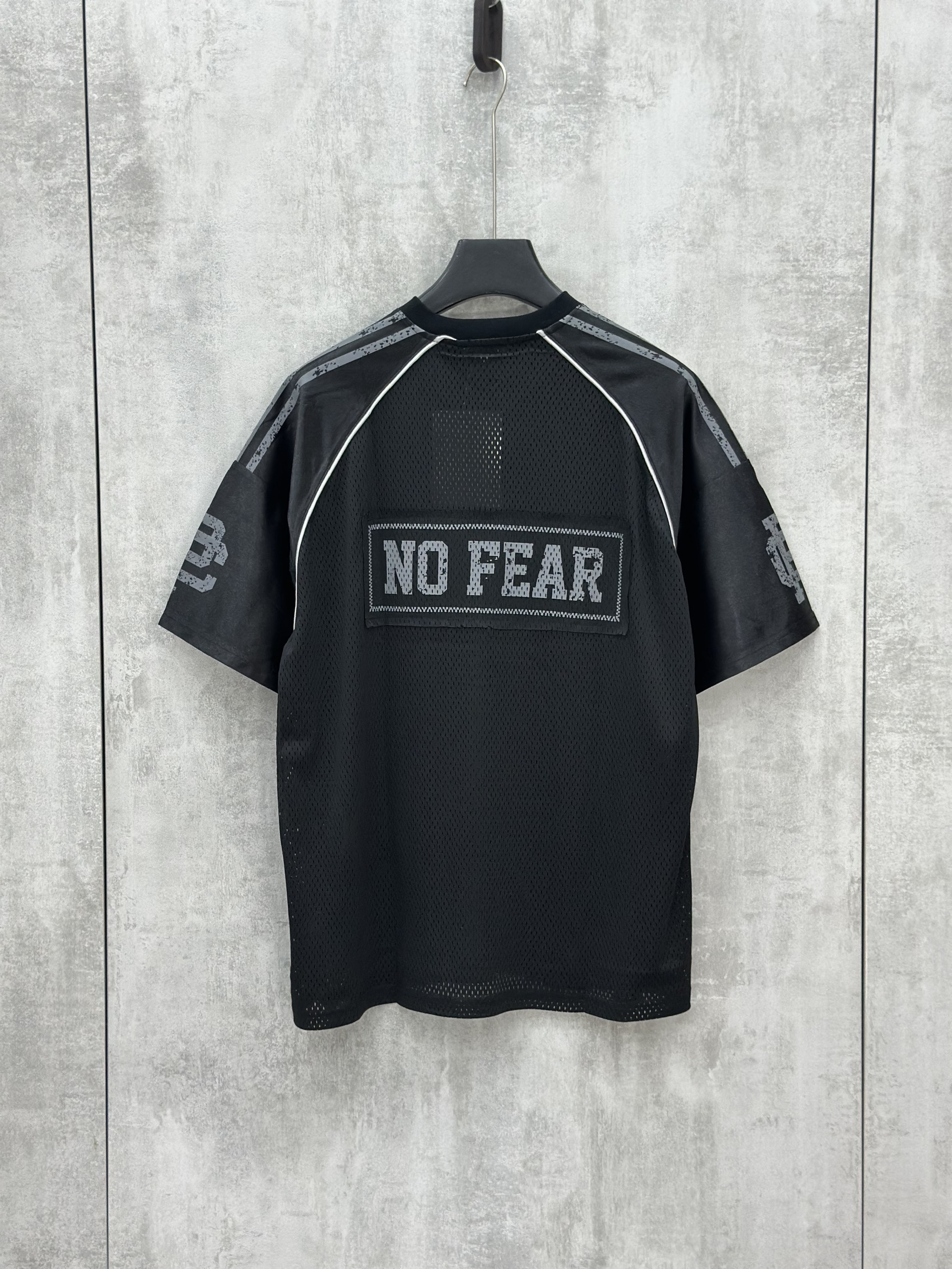 Áo phông T shirt thể thao Chapper Laurent lưới logo 27 Like Auth XS-L VTN\Đen