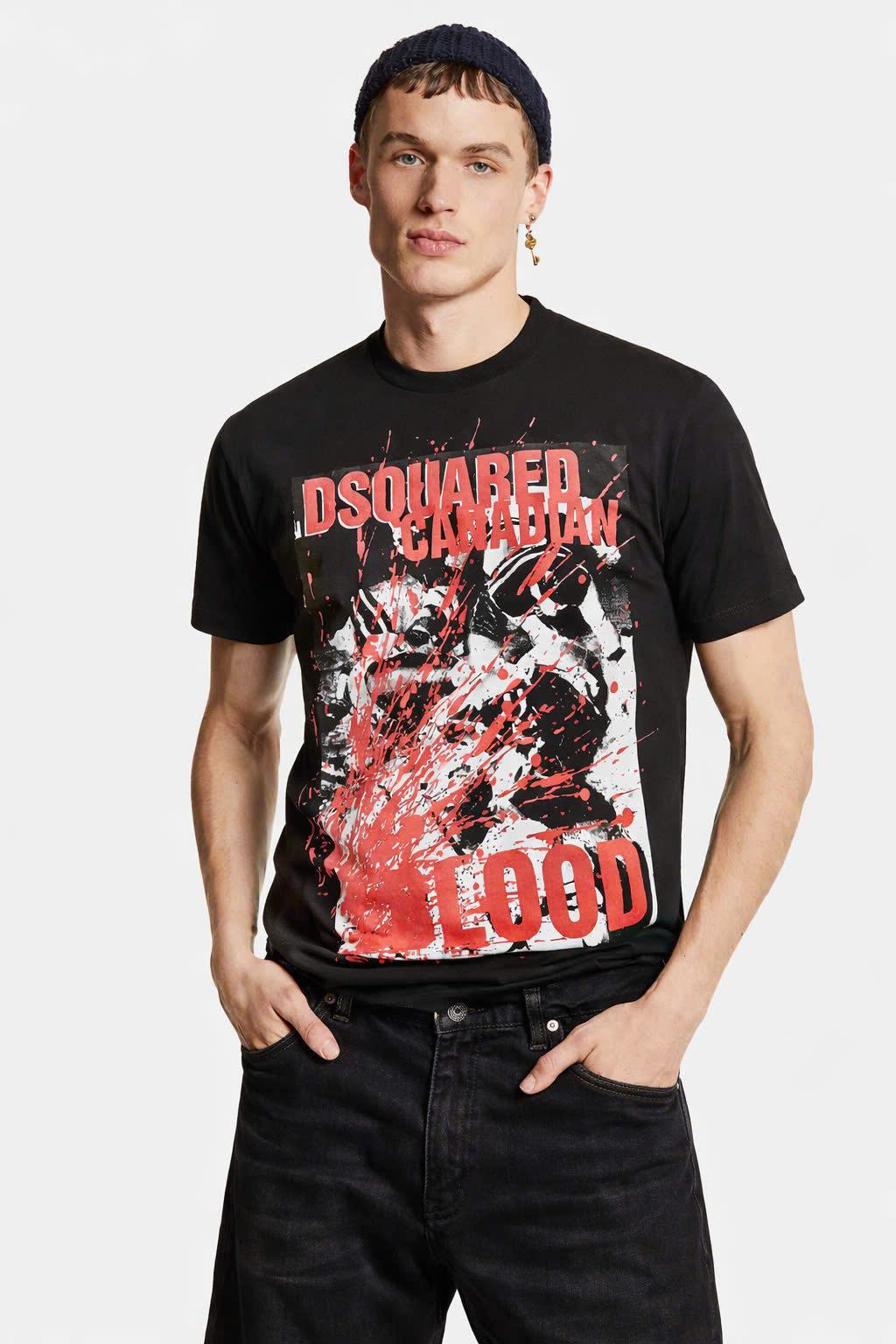Áo phông T shirt Dsquared2 DSQ Canadian Blood Like Auth S-XL CD