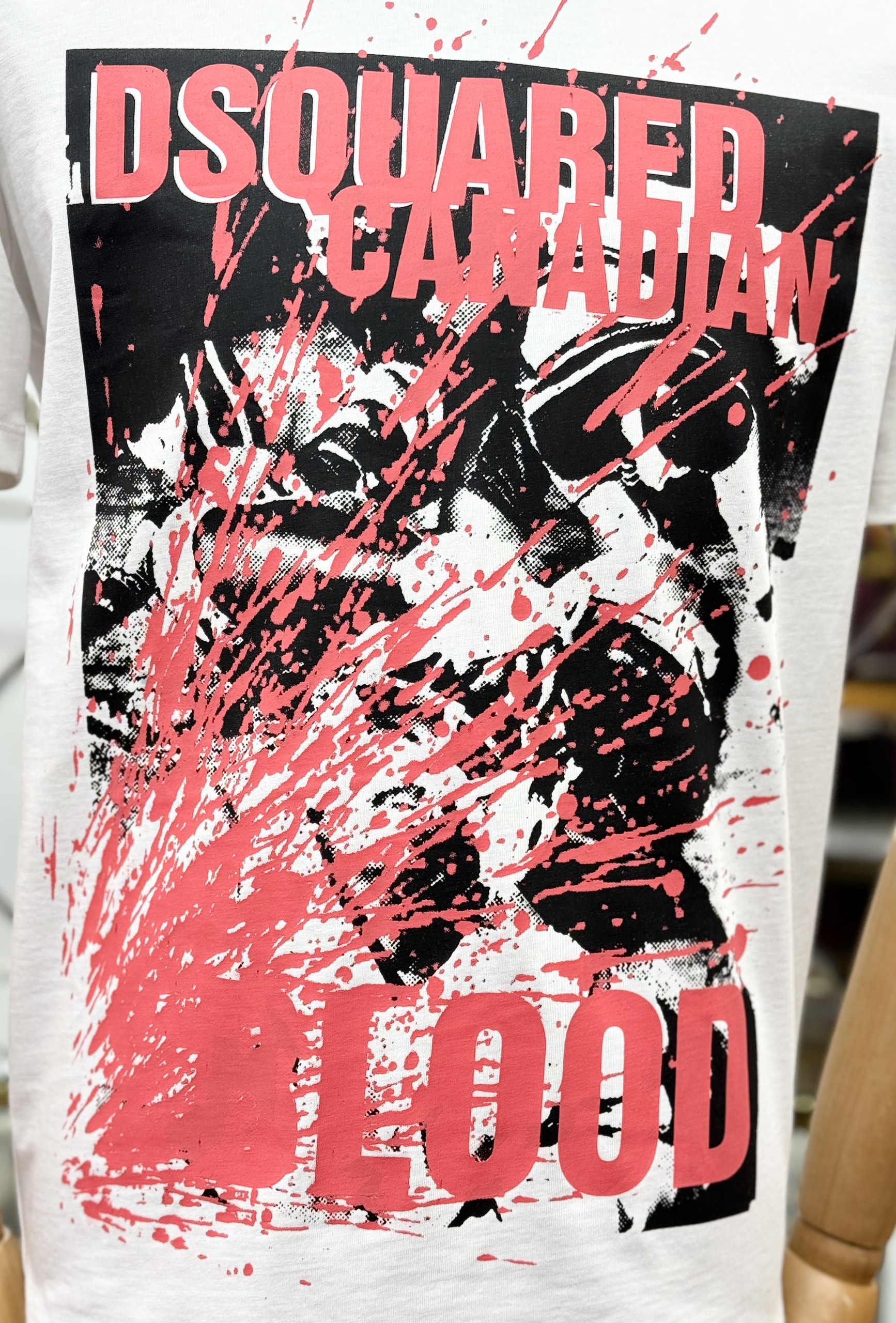 Áo phông T shirt Dsquared2 DSQ Canadian Blood Like Auth S-XL CD