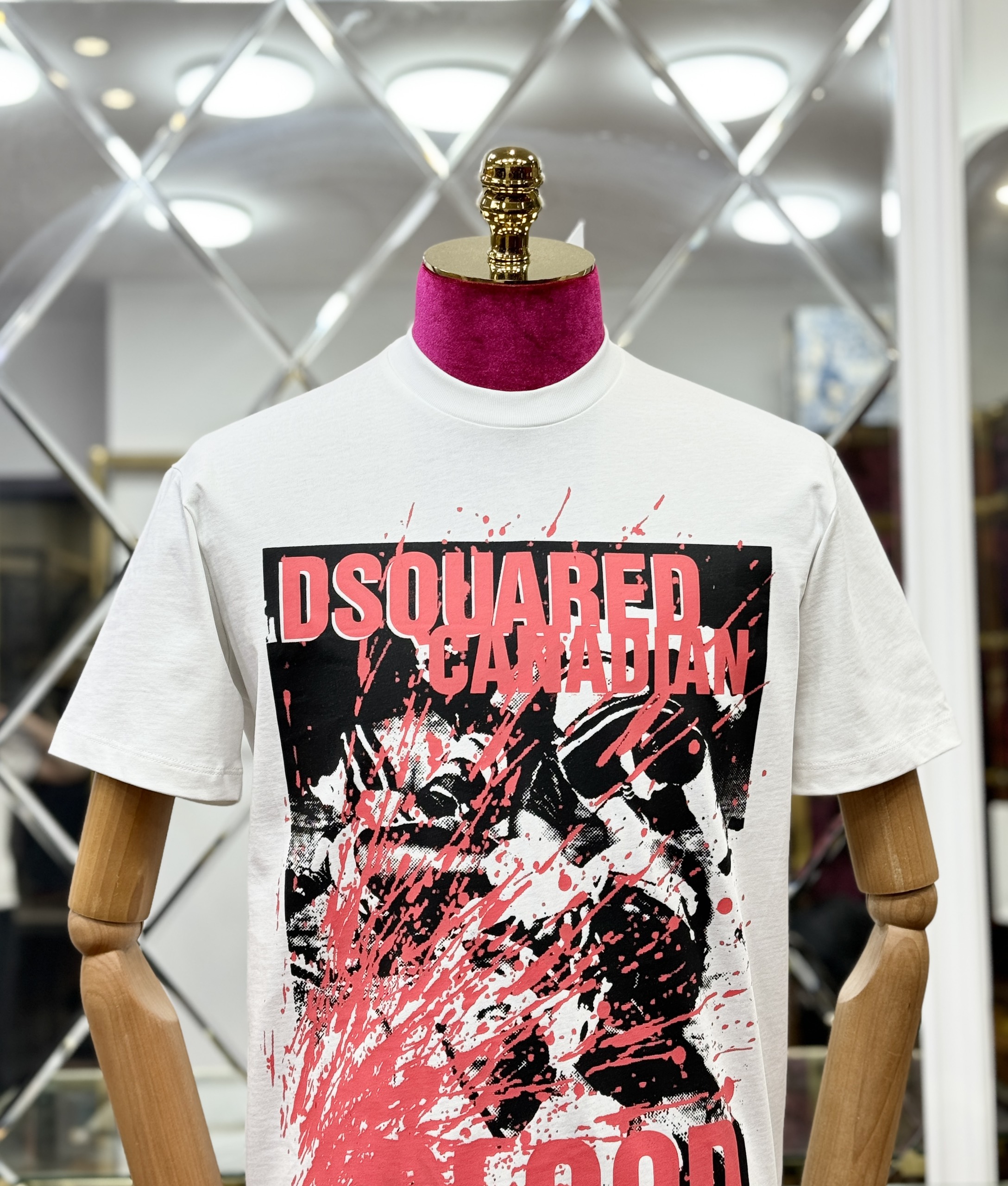 Áo phông T shirt Dsquared2 DSQ Canadian Blood Like Auth S-XL CD