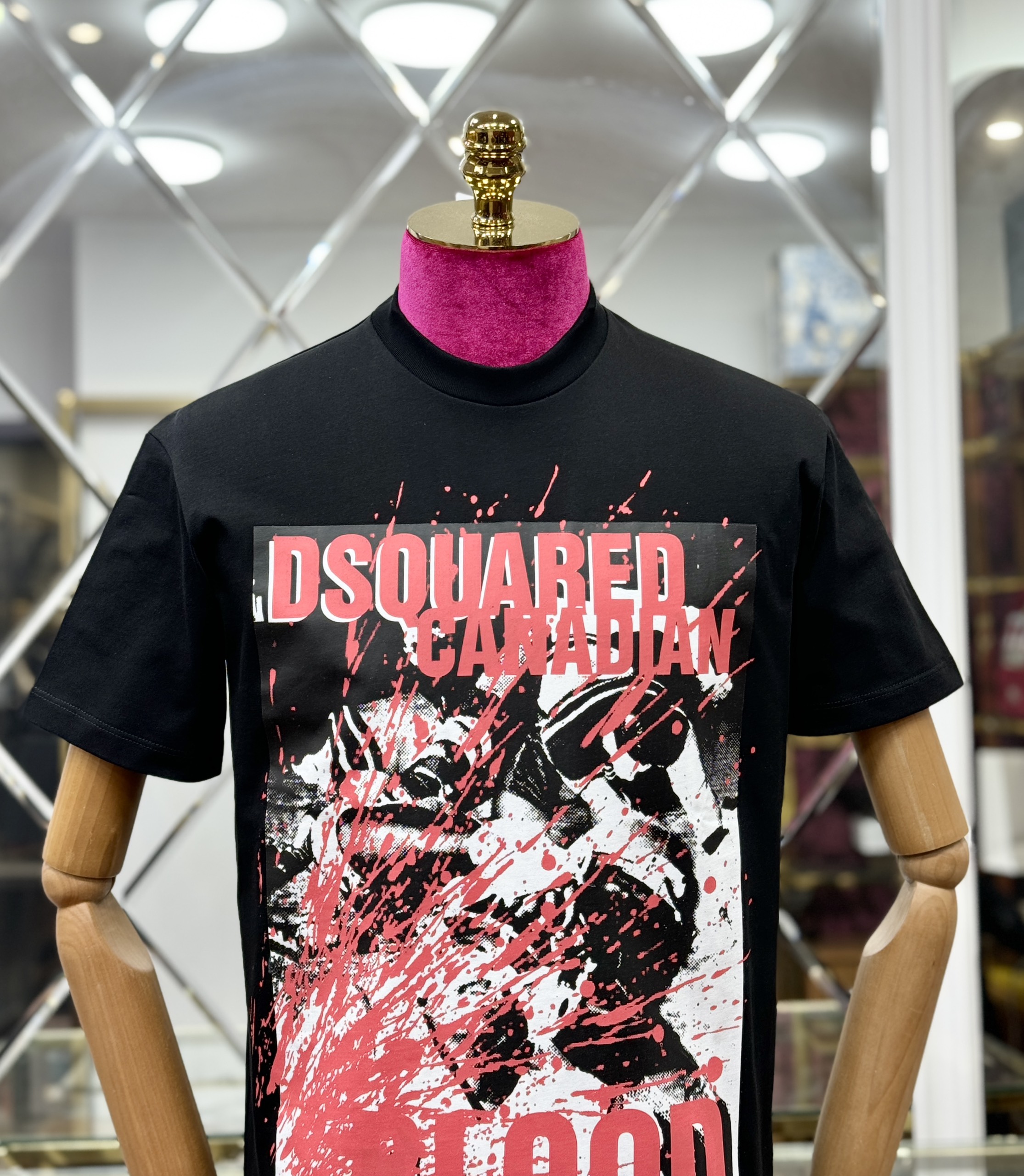 Áo phông T shirt Dsquared2 DSQ Canadian Blood Like Auth S-XL CD