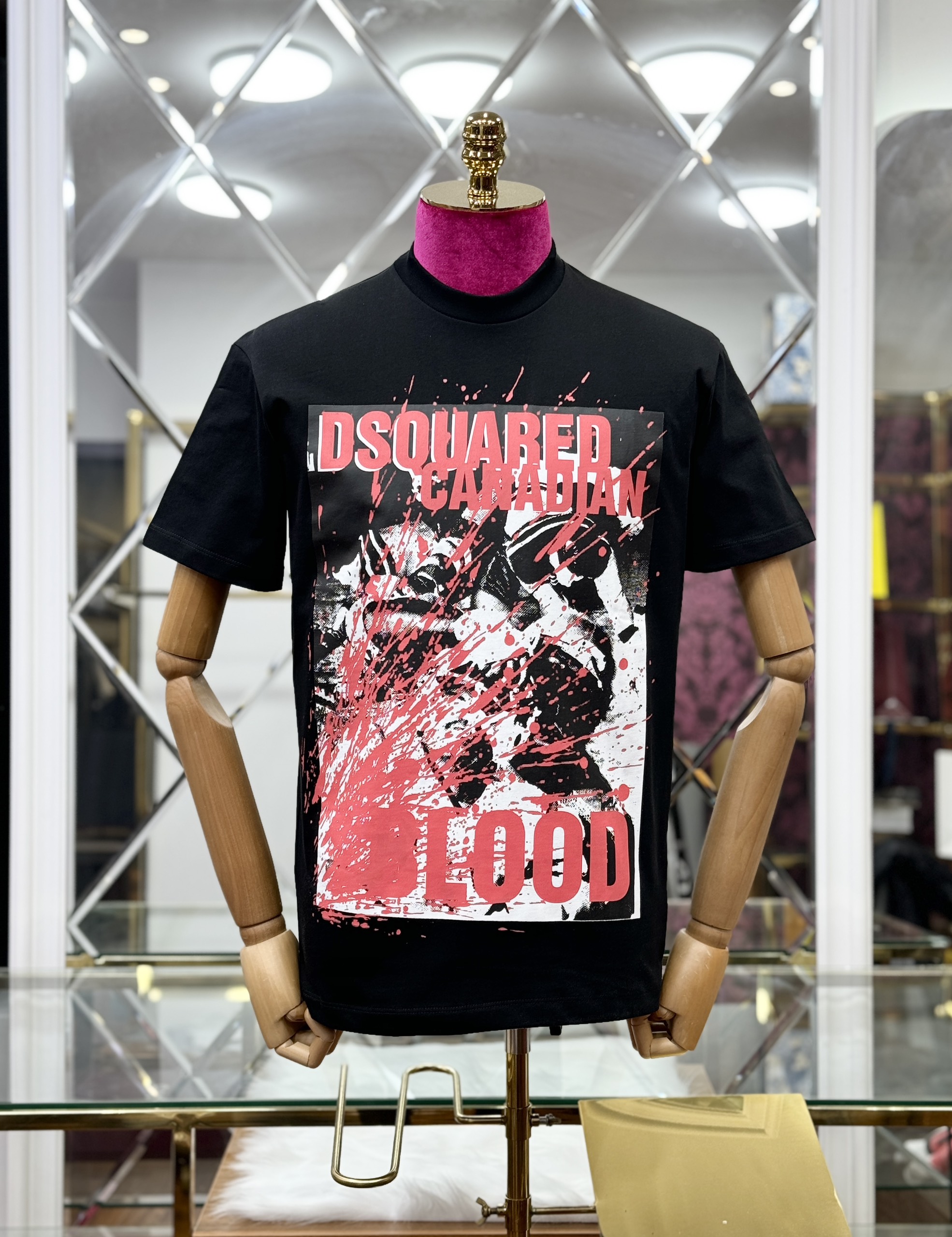 Áo phông T shirt Dsquared2 DSQ Canadian Blood Like Auth S-XL CD