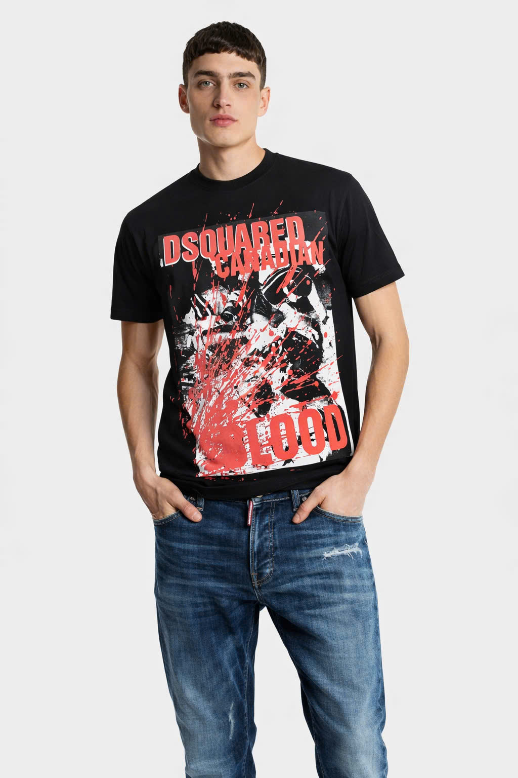 Áo phông T shirt Dsquared2 DSQ Canadian Blood Like Auth S-XL CD