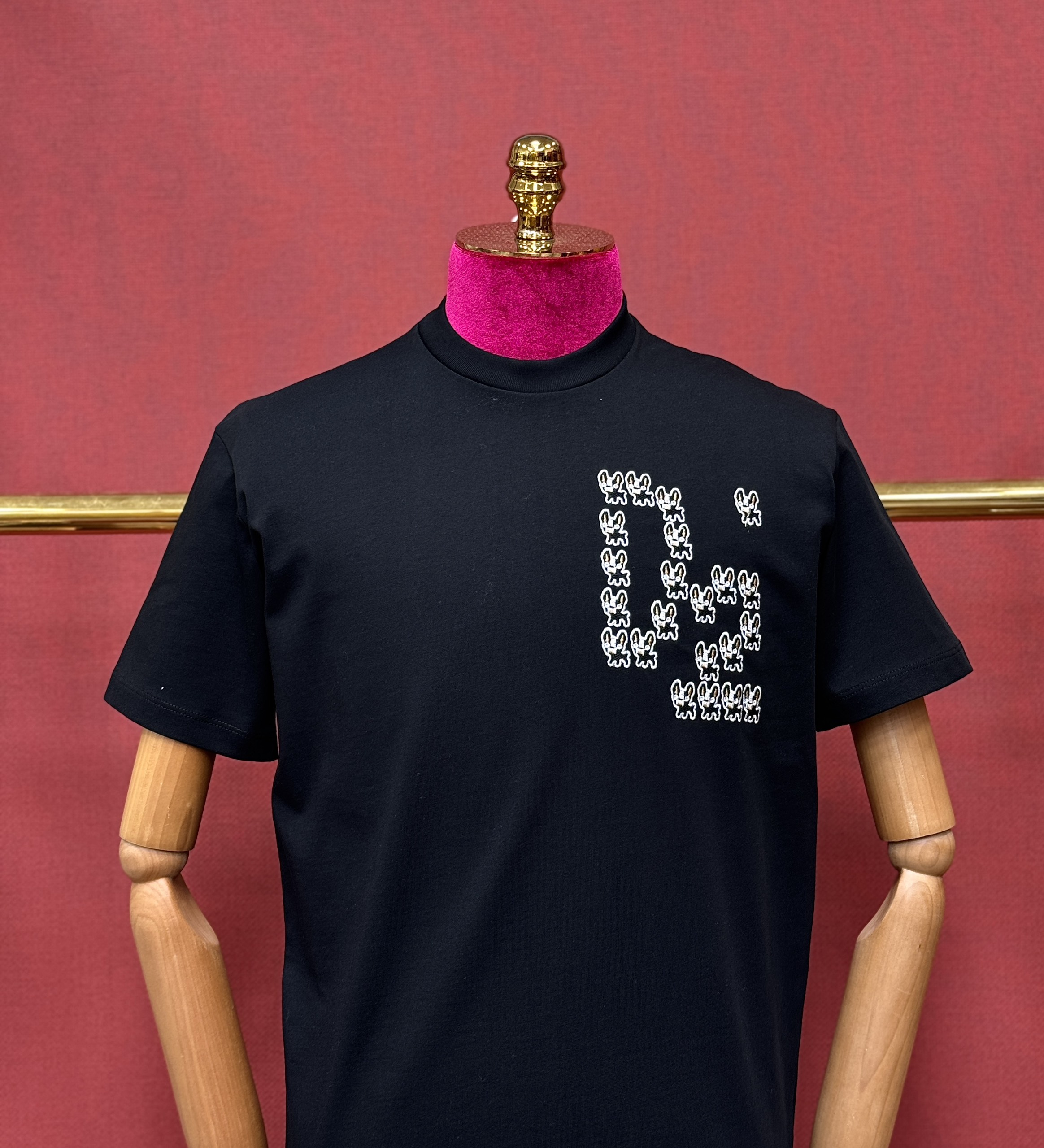 Áo phông T shirt Dsquared2 DSQ logo thêu nhiều Cún tạo hình chữ D2 Like Auth 44-50 CD