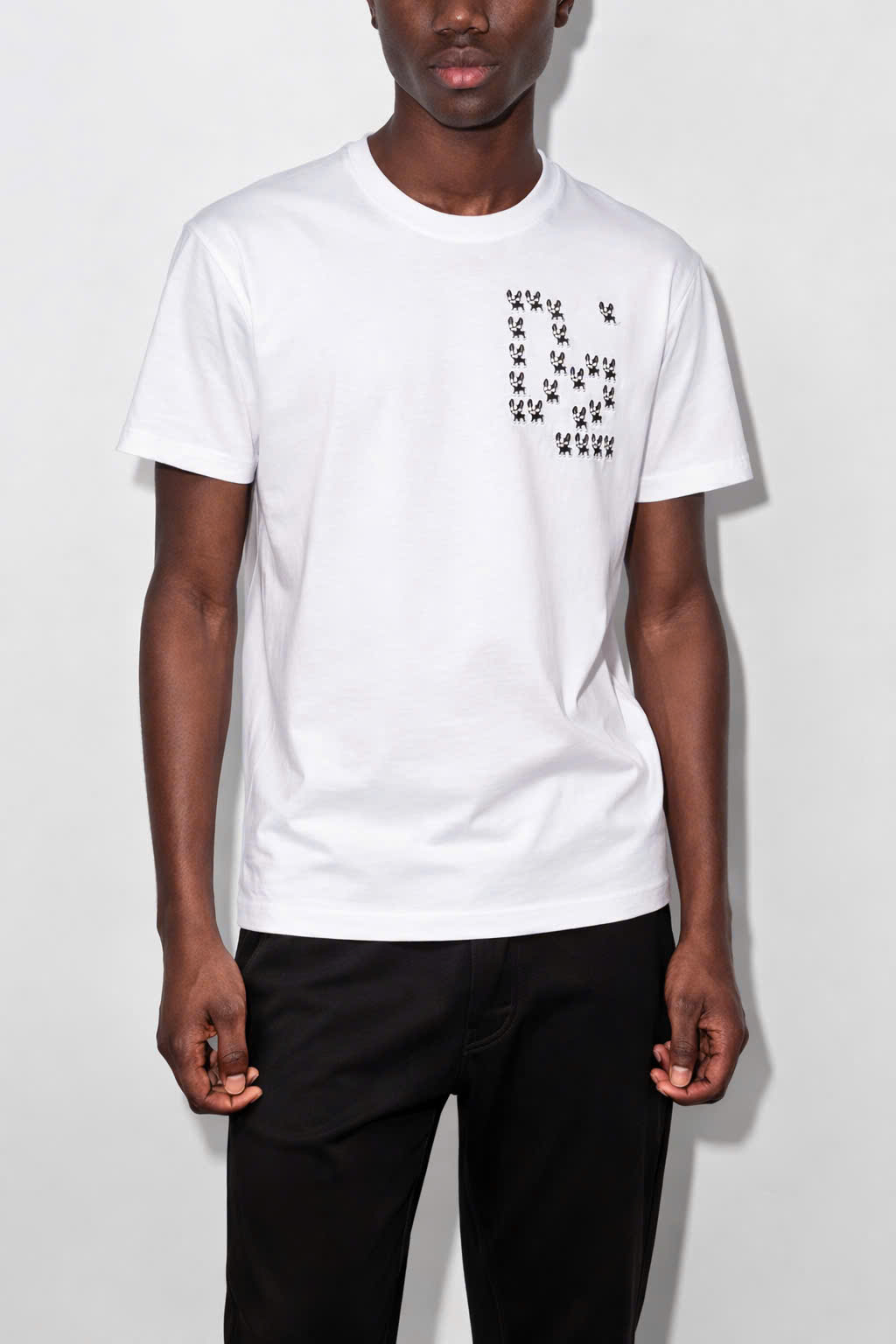 Áo phông T shirt Dsquared2 DSQ logo thêu nhiều Cún tạo hình chữ D2 Like Auth 44-50 CD