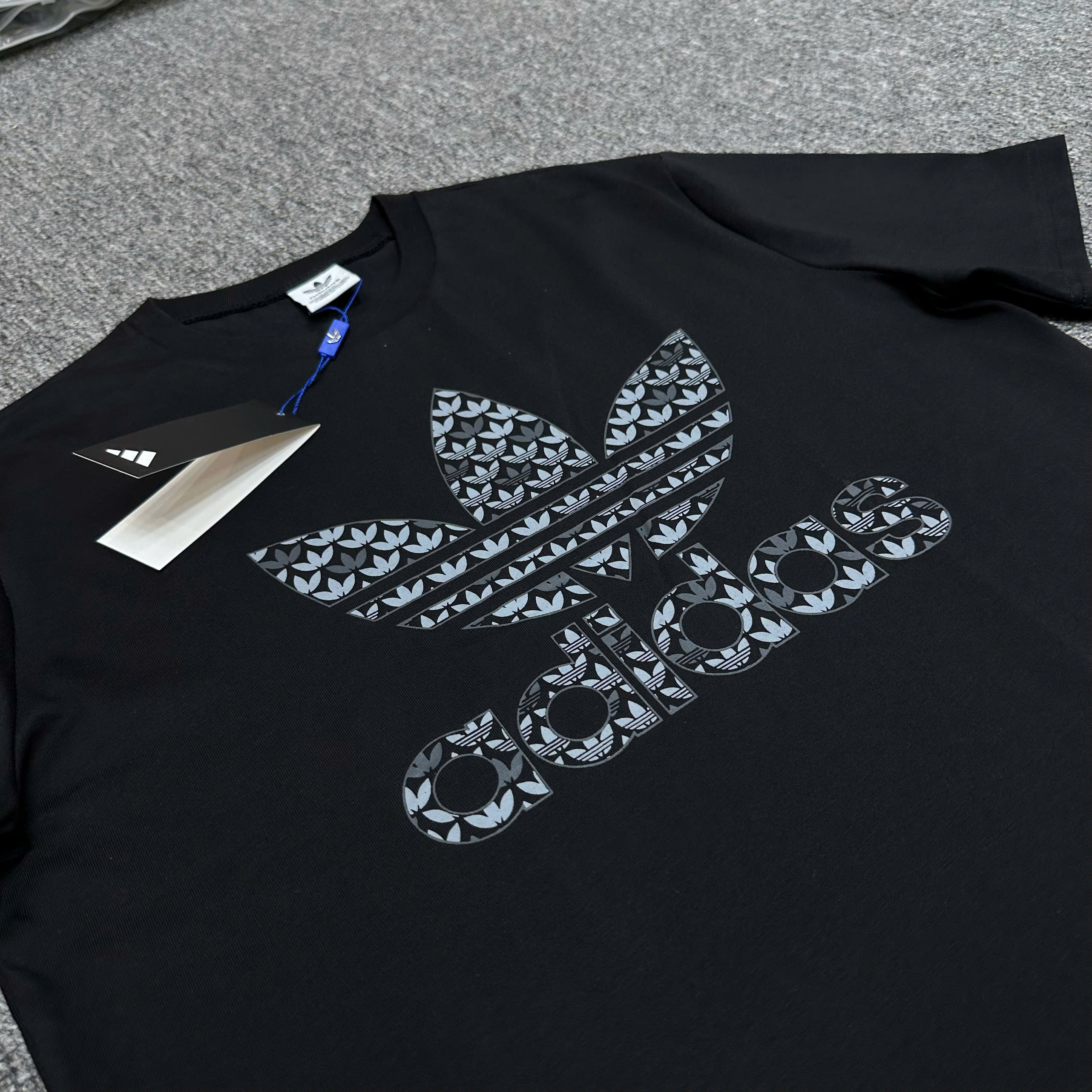 Set bộ thể thao hè Adidas logo hoa to ngực Like Auth S-XL NV