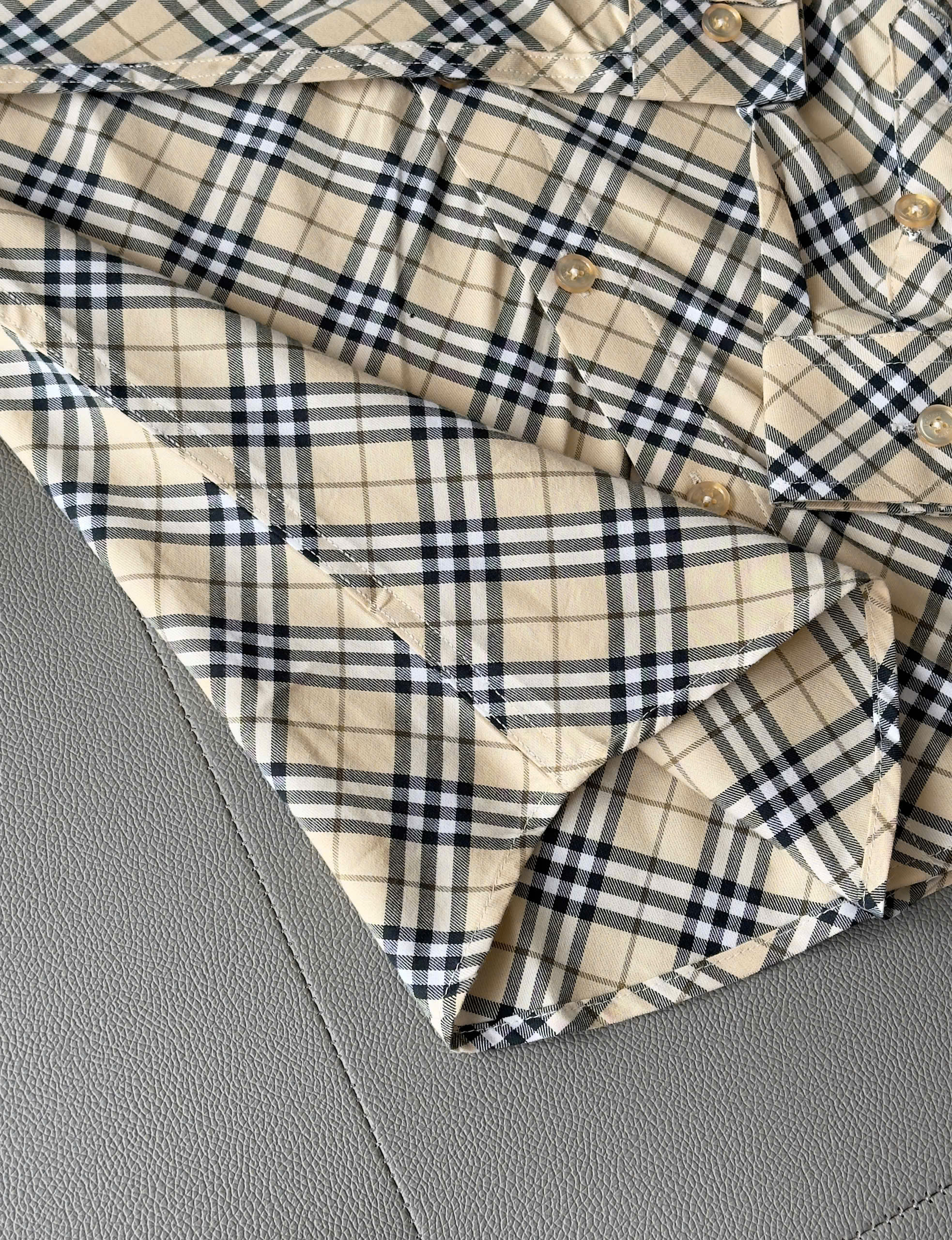 Áo sơ mi Burberry BBR Be kẻ chéo sọc nhỏ Like Auth S-XXL DDT